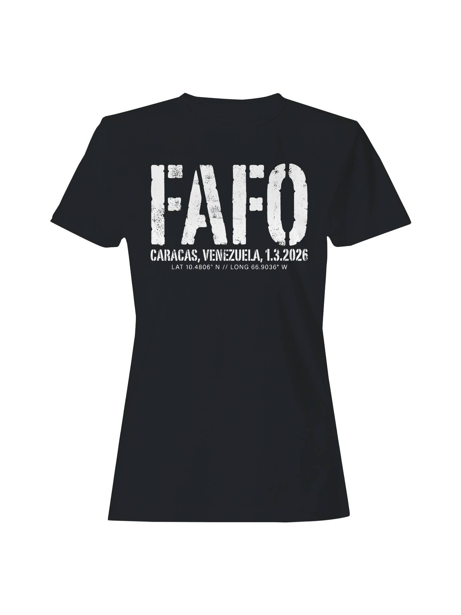 Fafo Caracas Venezuela 1.3.2026 Women's T-Shirt Hoodie, Sweatshirt | PodTeesHub.com