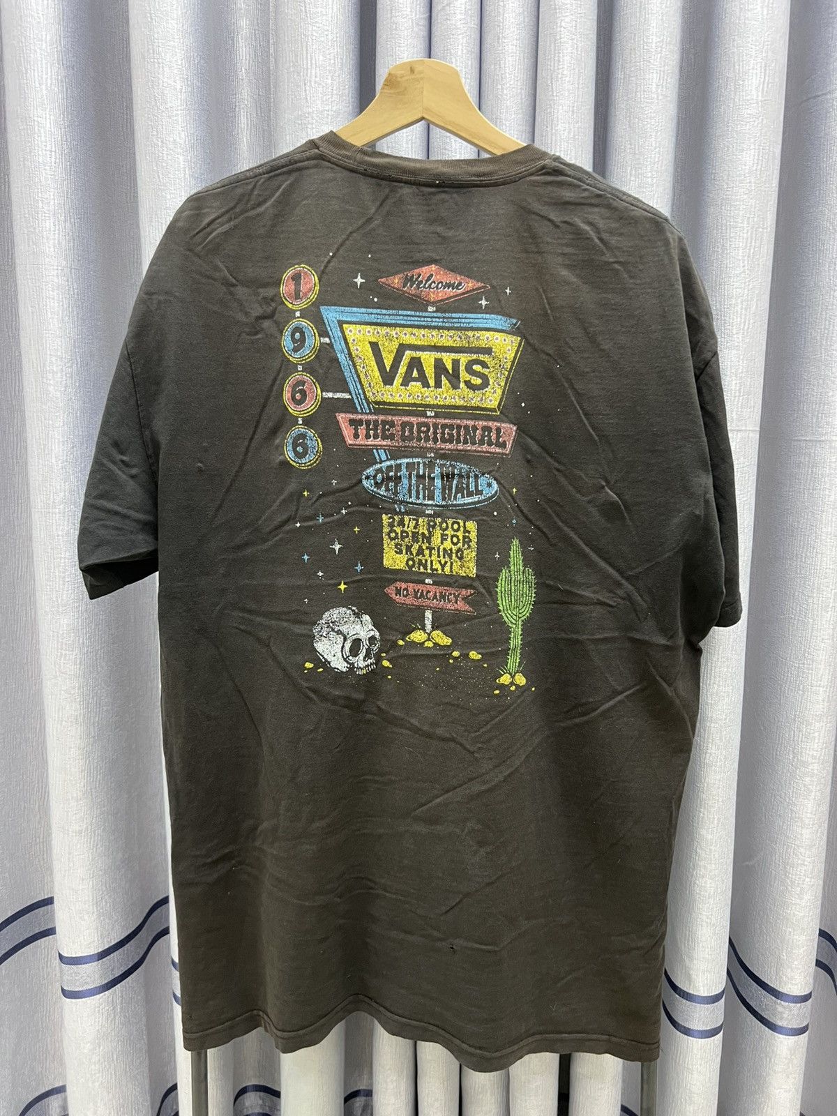 Vans Y2k Thrashed Sun Faded Vans Skateboard Distressed Tee Hoodie, Sweatshirt | PodTeesHub.com