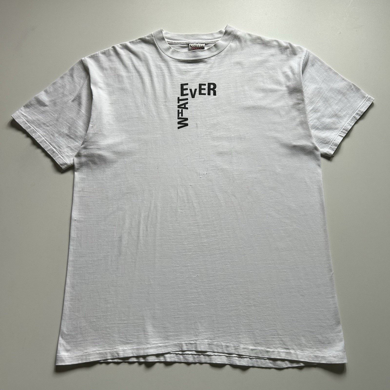 Vintage 90s Oneita T Shirt Xl Whatever Funny Graphic Rare Hoodie, Sweatshirt | PodTeesHub.com
