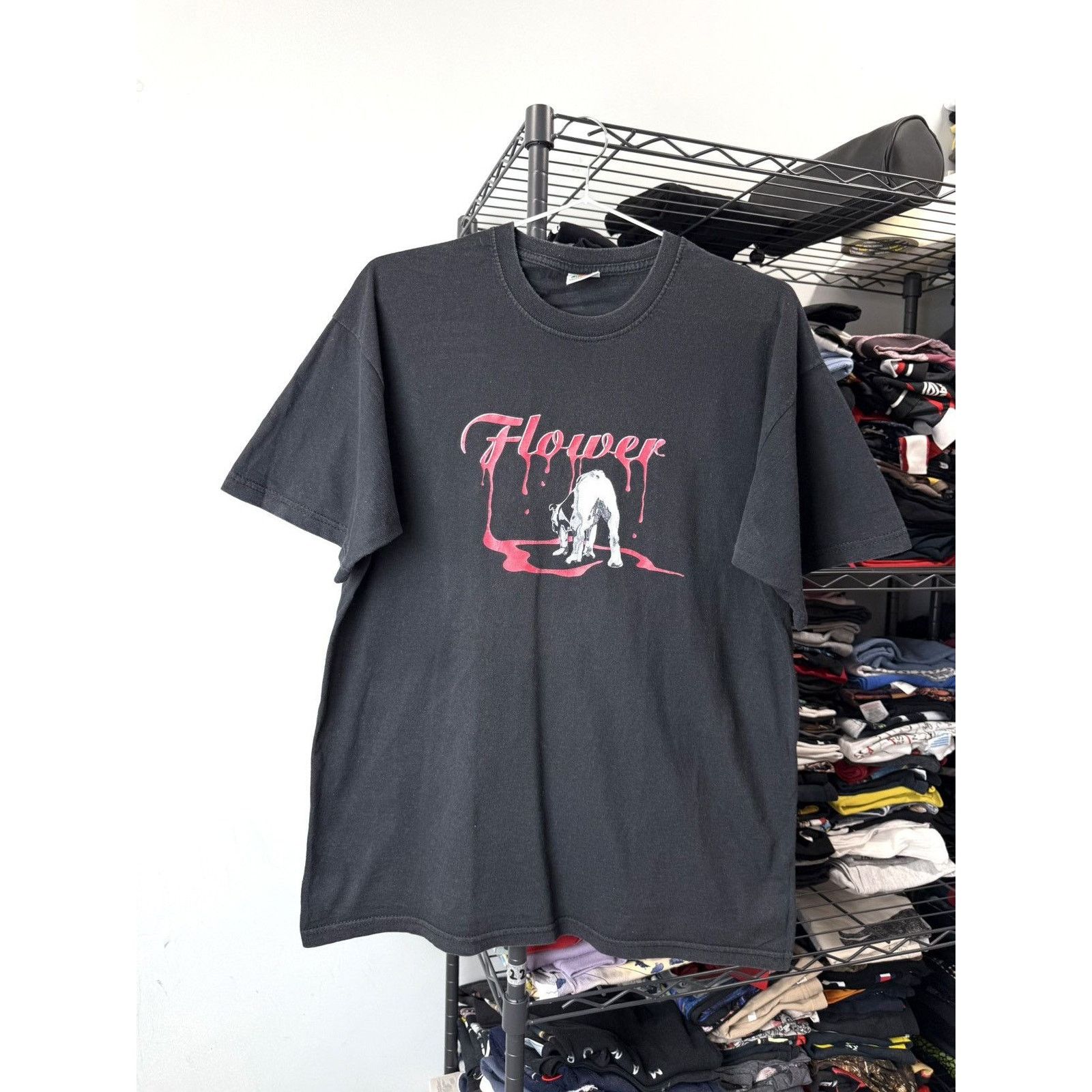 Oi Polloi Vintage Flower Heavy Metal Band Rock T Shirt Punk Y2k Blood Hoodie, Sweatshirt | PodTeesHub.com