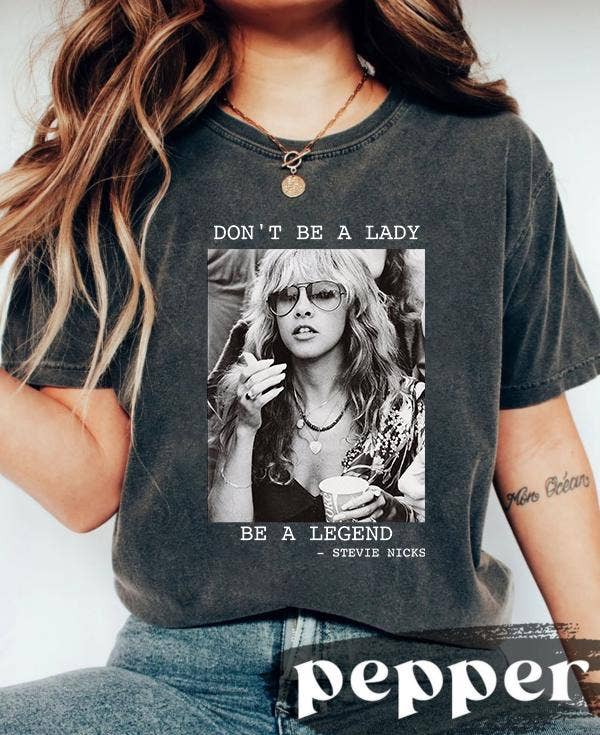 Vintage Stevie Nicks 2024 Tour Shirt - Be A Legend Music Tee Hoodie, Sweatshirt | PodTeesHub.com