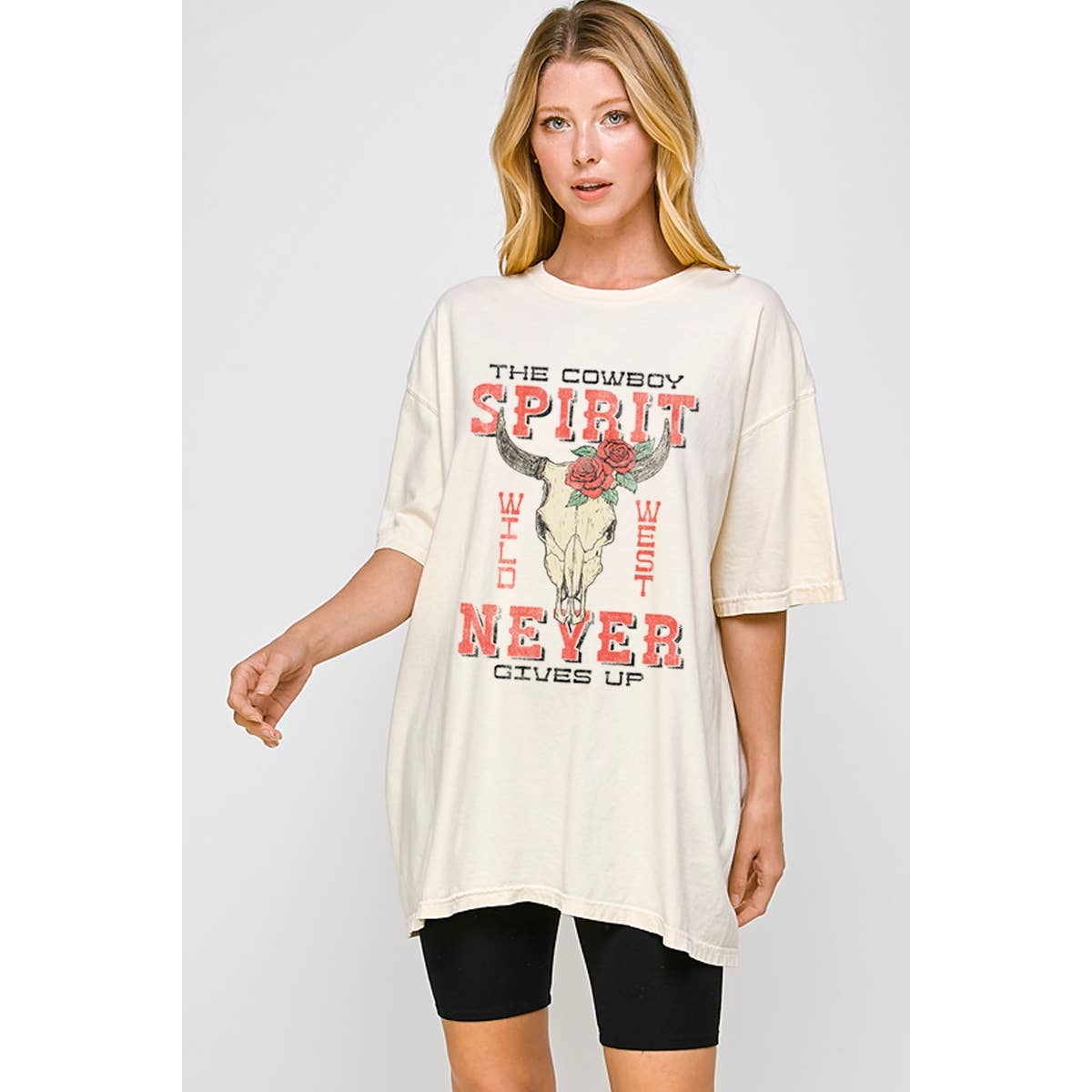 Cowboy Spirit   Vintage   Graphic  Oversized Tee Hoodie, Sweatshirt | PodTeesHub.com
