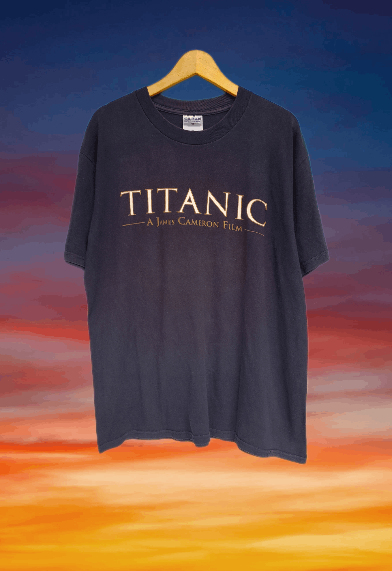 Vintage 90s Titanic A James Cameron Film Movie Promo T Shirt Hoodie, Sweatshirt | PodTeesHub.com