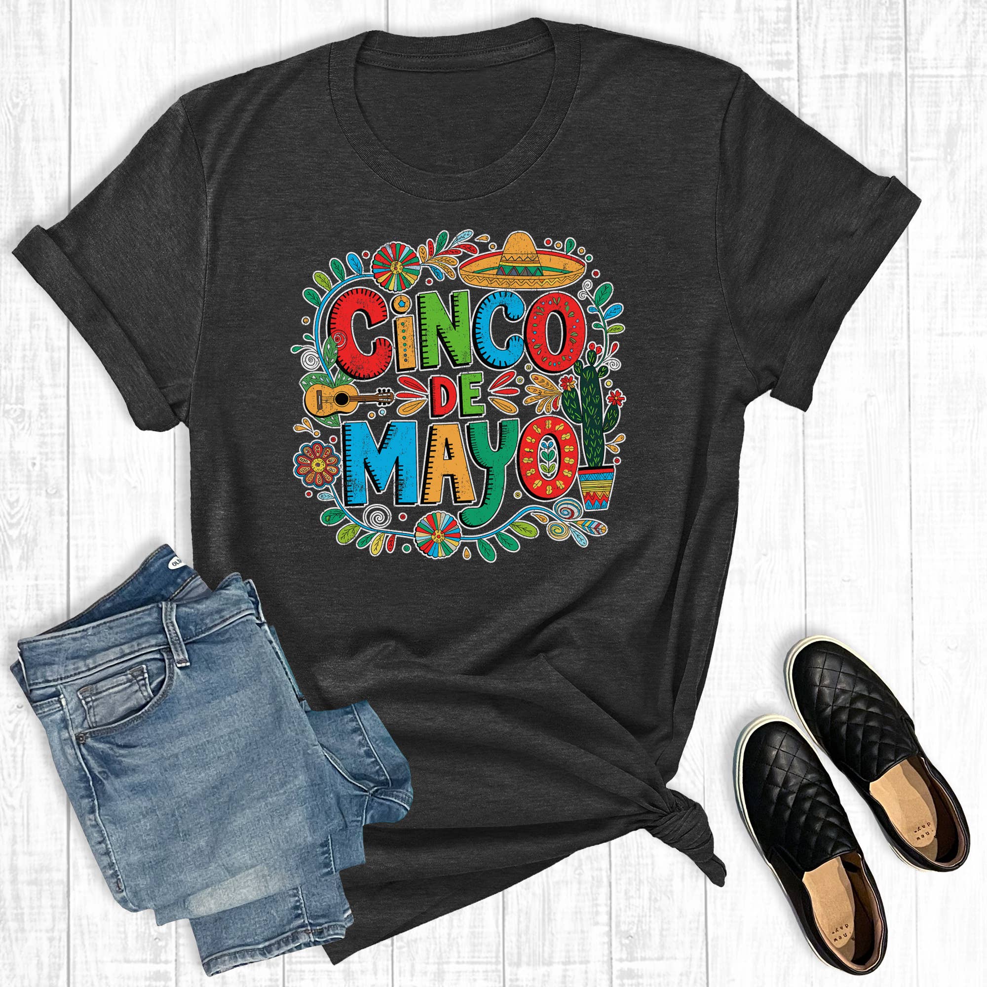 Cinco De Mayo Fiesta Graphic Tee Hoodie, Sweatshirt | PodTeesHub.com