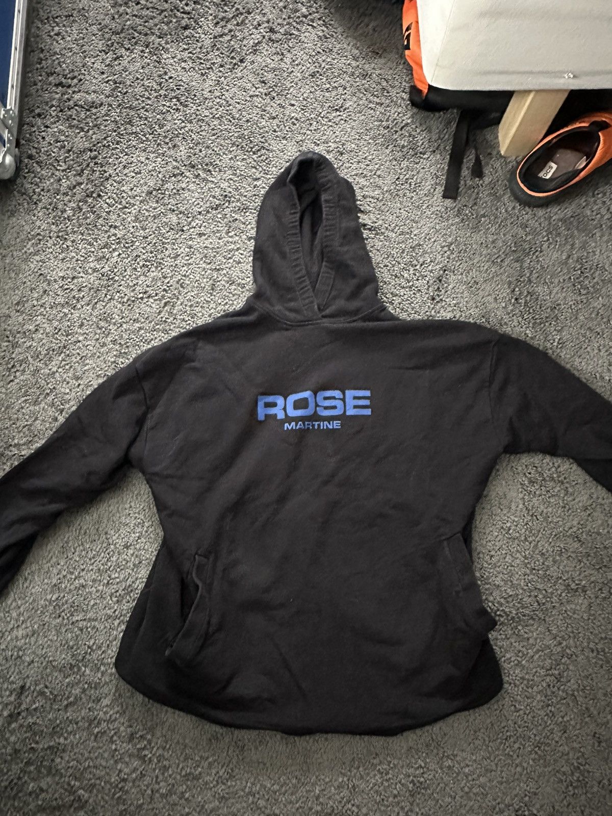 Rose Martine Rose Black Collapsed Hoodie T-Shirts, Sweatshirt | PodTeesHub.com