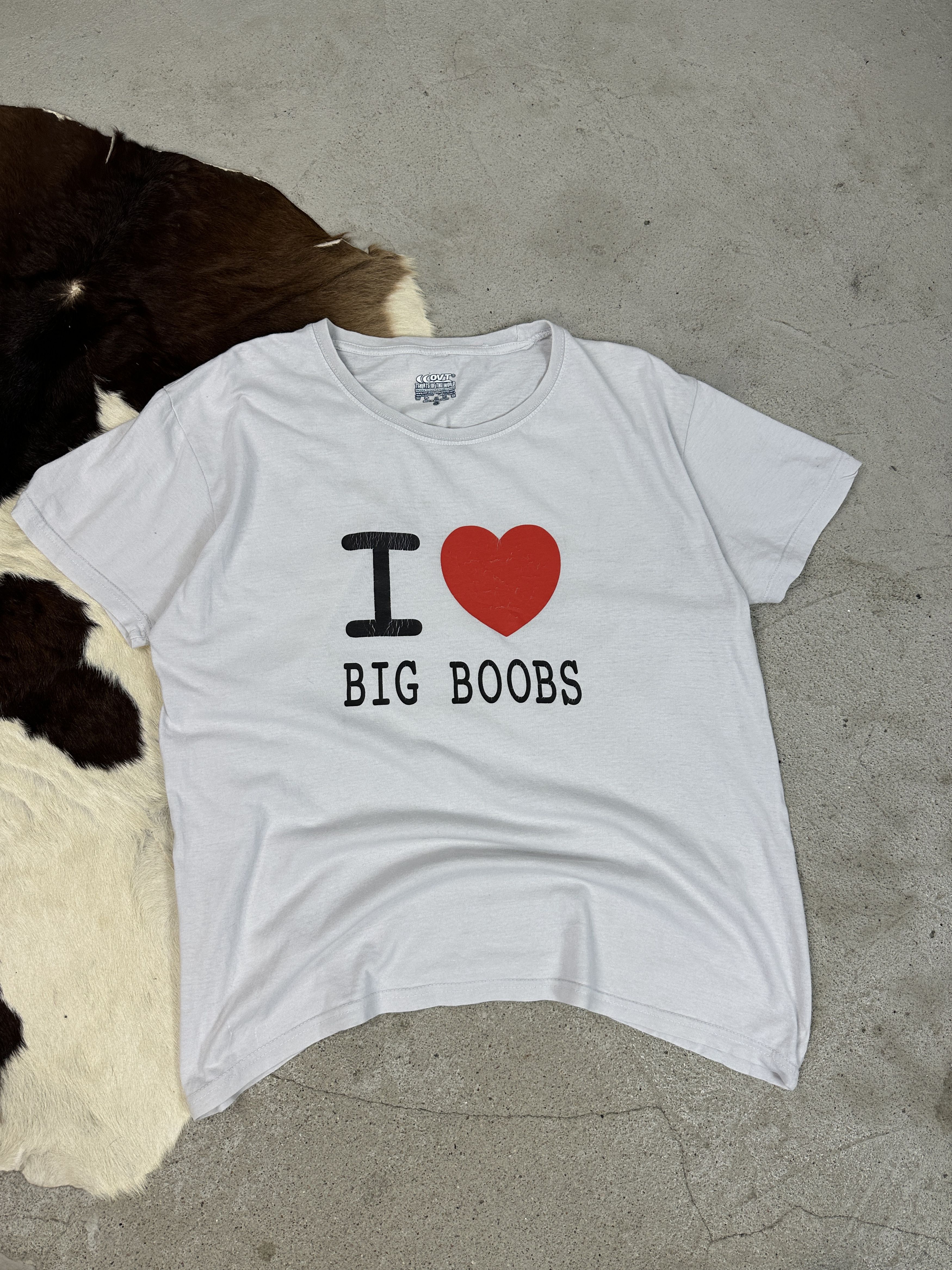 Vintage Y2k Oversize Printed Funny T Shirt I Love Big Boobs Hoodie, Sweatshirt | PodTeesHub.com