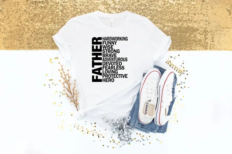Father Adjective T-Shirt Hoodie, Sweatshirt | PodTeesHub.com