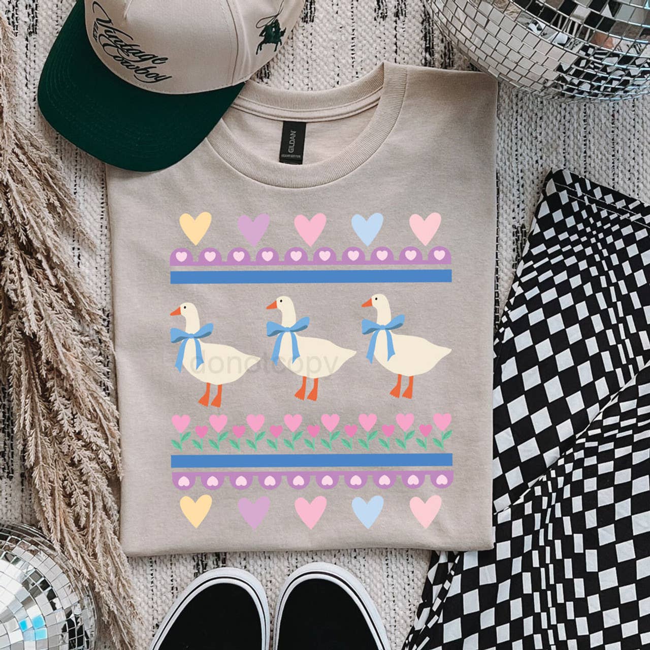 Porch Goose Tee Hoodie, Sweatshirt | PodTeesHub.com