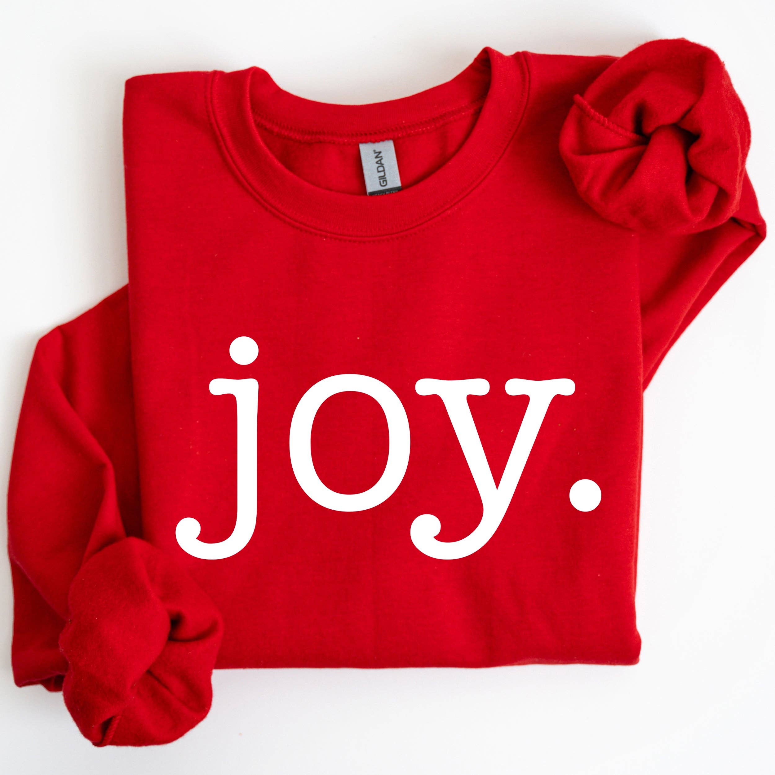 Joy, Classic Minimalist, Christmas Snow, Santa, Sweatshirt T-Shirts, Hoodie | PodTeesHub.com