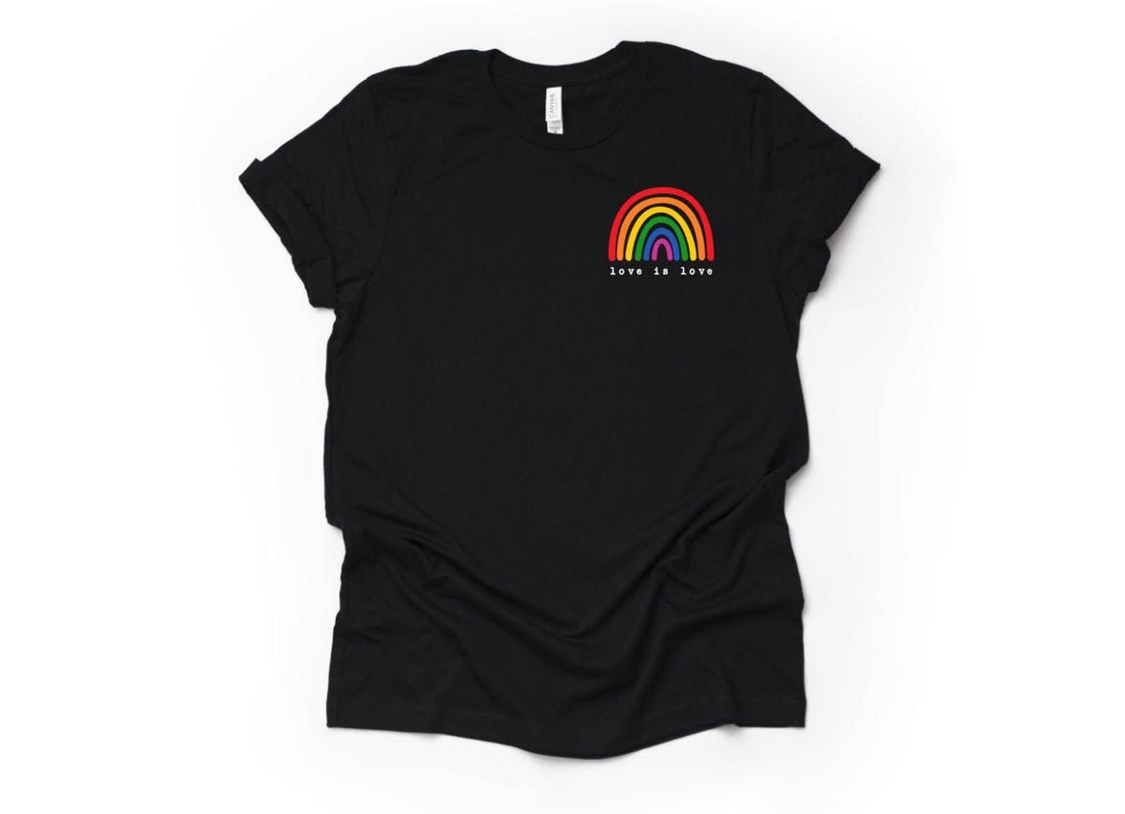 Love Is Love Rainbow T-Shirt Hoodie, Sweatshirt | PodTeesHub.com