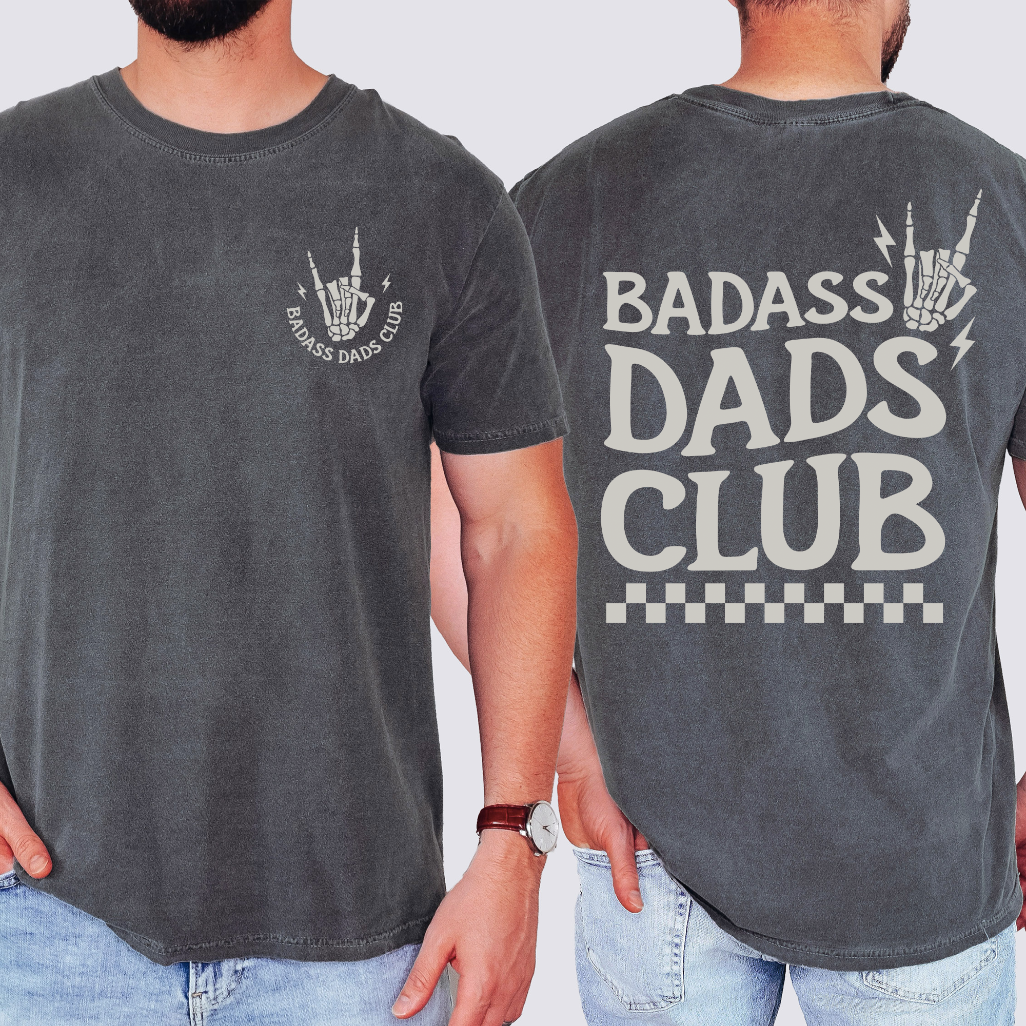 Badass Dads Club Brother Husband Comfort Colors T-Shirt Hoodie, Sweatshirt | PodTeesHub.com
