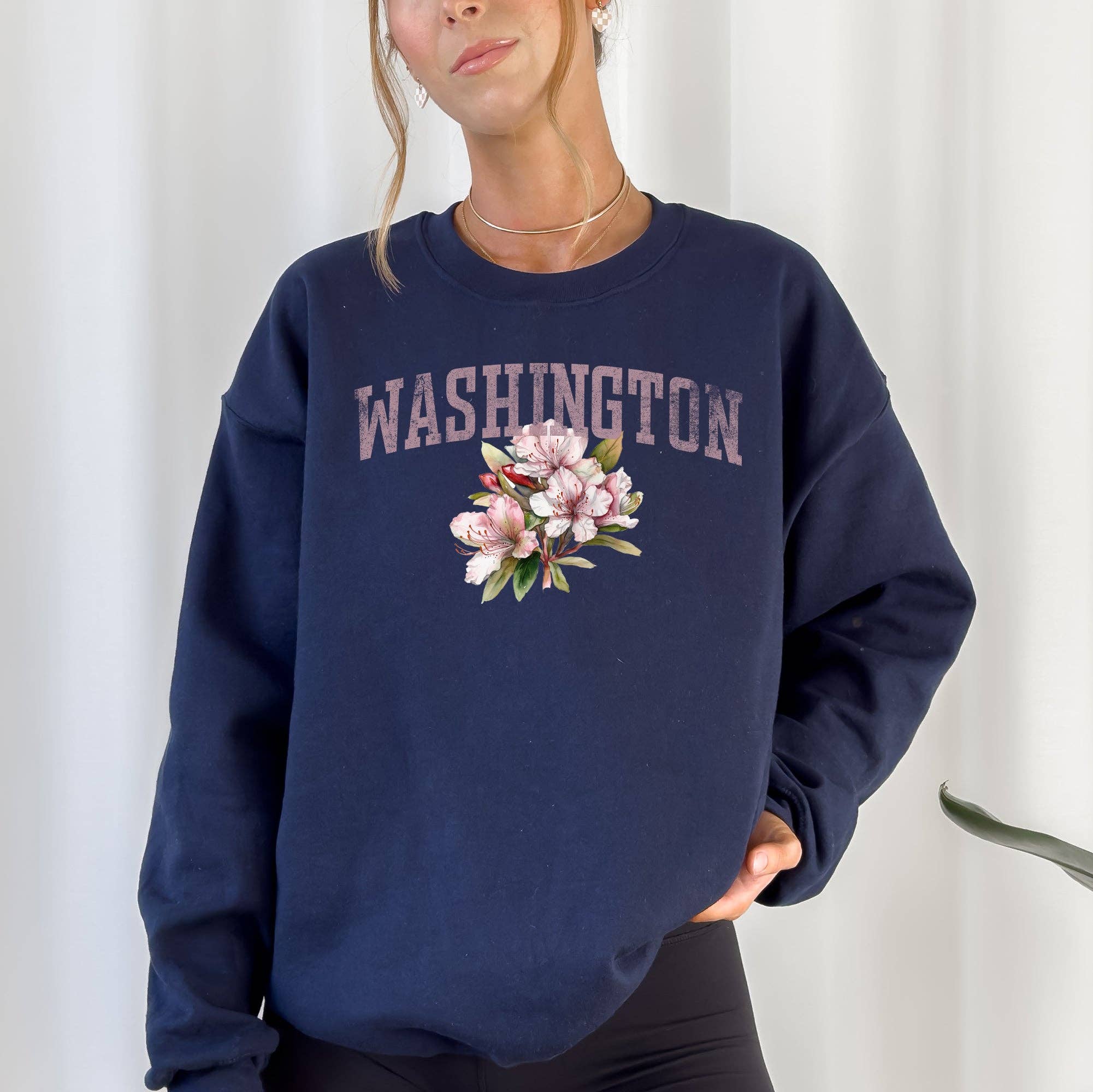 Washington State Flower Sweatshirt T-Shirts, Hoodie | PodTeesHub.com