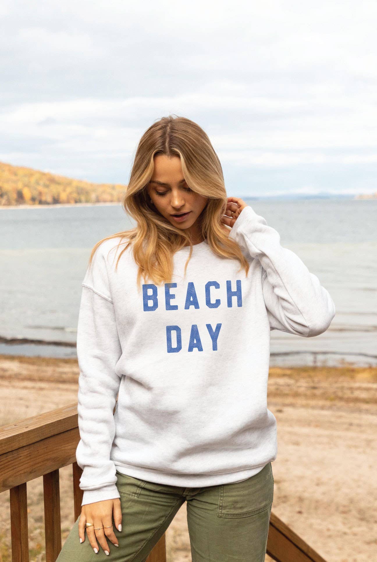 Beach Day Graphic Sweatshirt T-Shirts, Hoodie | PodTeesHub.com
