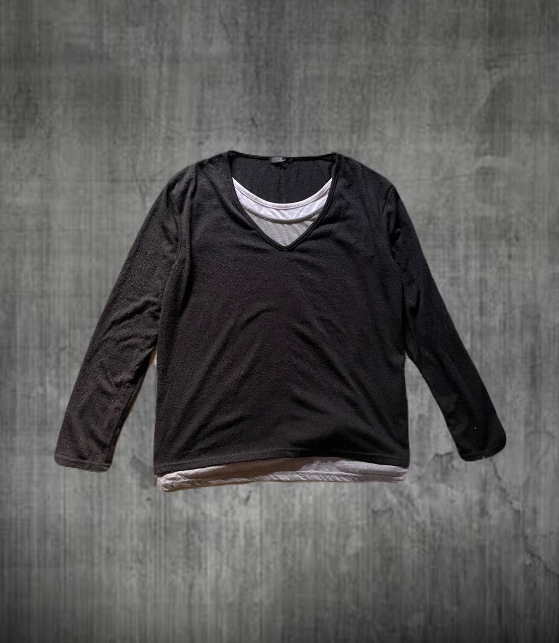 If Six Was Nine 2000s Japanese Archive Vkei Layered Long Sleeve Tee Y2k Hoodie, Sweatshirt | PodTeesHub.com