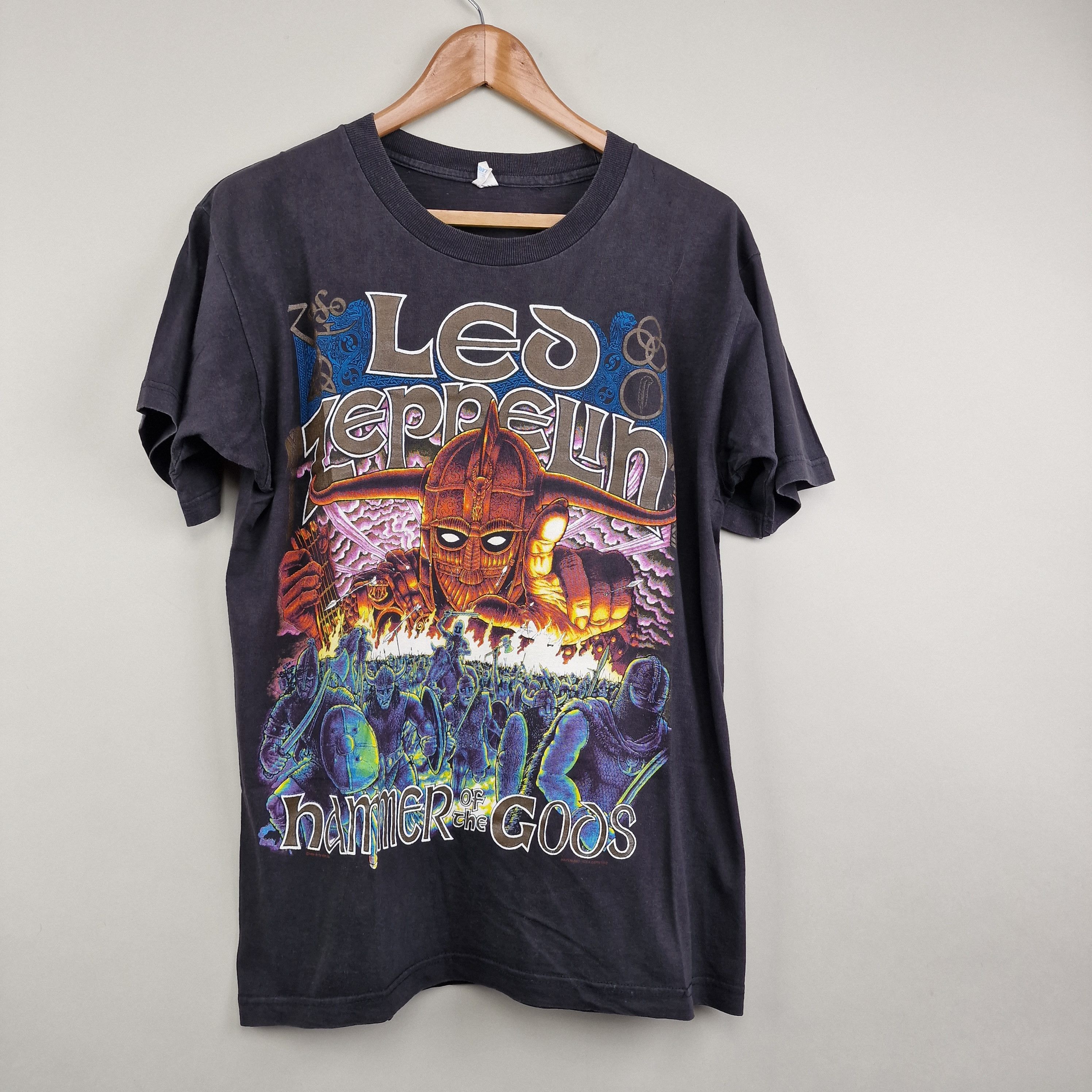 Led Zeppelin X Vintage 1990 Led Zeppelin Hammer Of The Gods T-Shirts, Hoodie, Sweatshirt | PodTeesHub.com