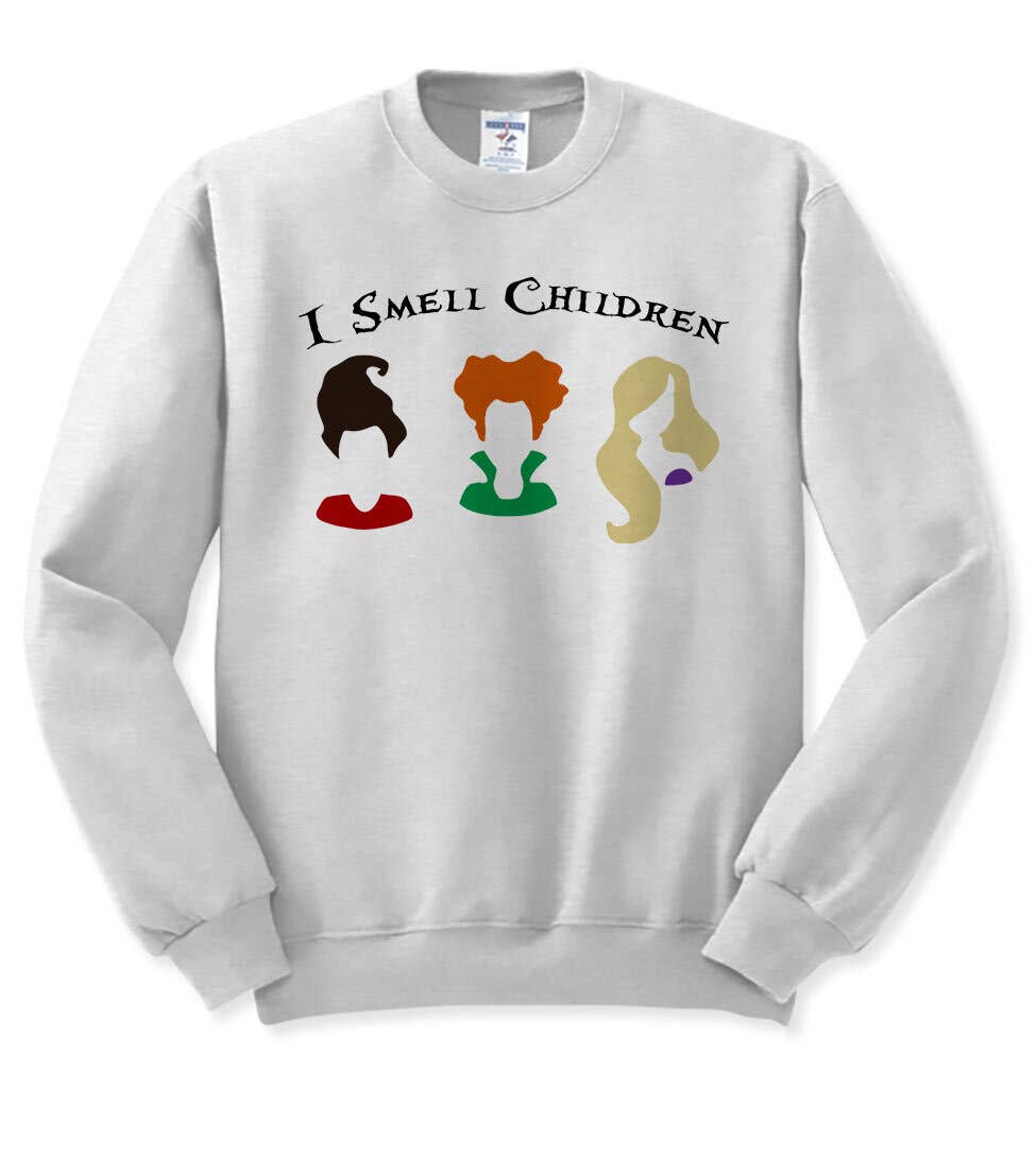 I Smell Children Halloween Sweater - Hocus Pocus Sweatshirt T-Shirts, Hoodie | PodTeesHub.com