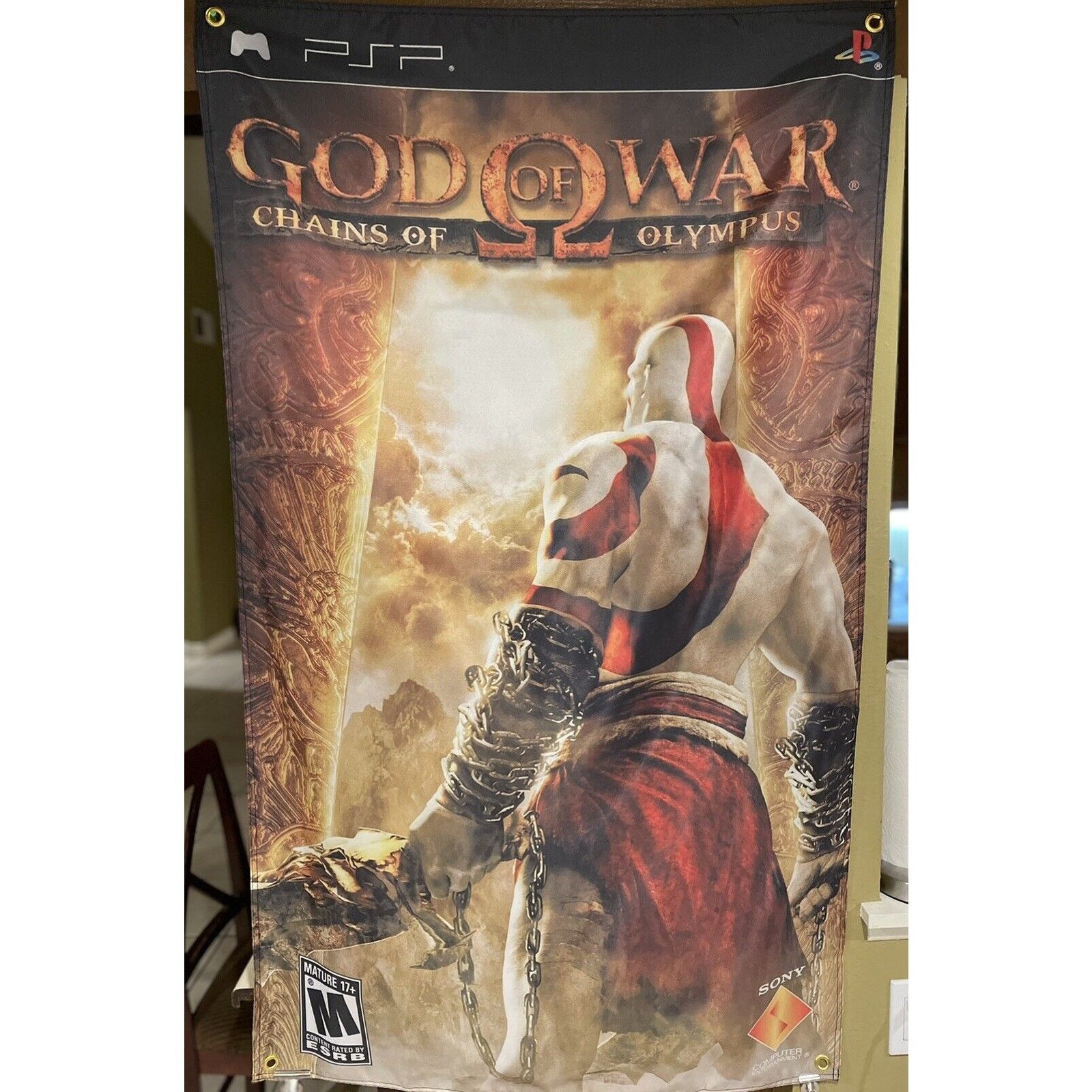 Playstation God Of War Chains Of Olympus 5 Flag Banner Psp Playstation T-Shirts, Hoodie, Sweatshirt | PodTeesHub.com