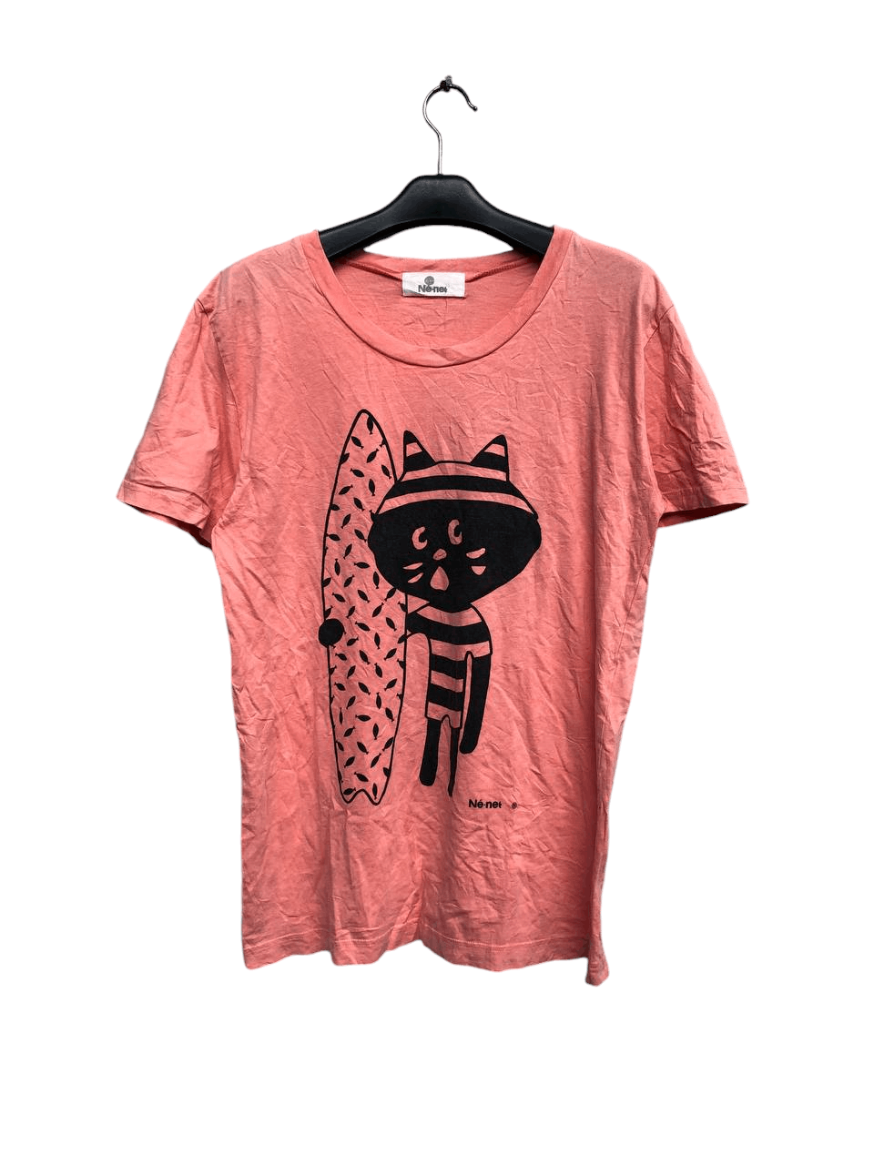 Ne Net X Tsumori Chisato Short Sleeve Surfing Neko T Shirt Hoodie, Sweatshirt | PodTeesHub.com
