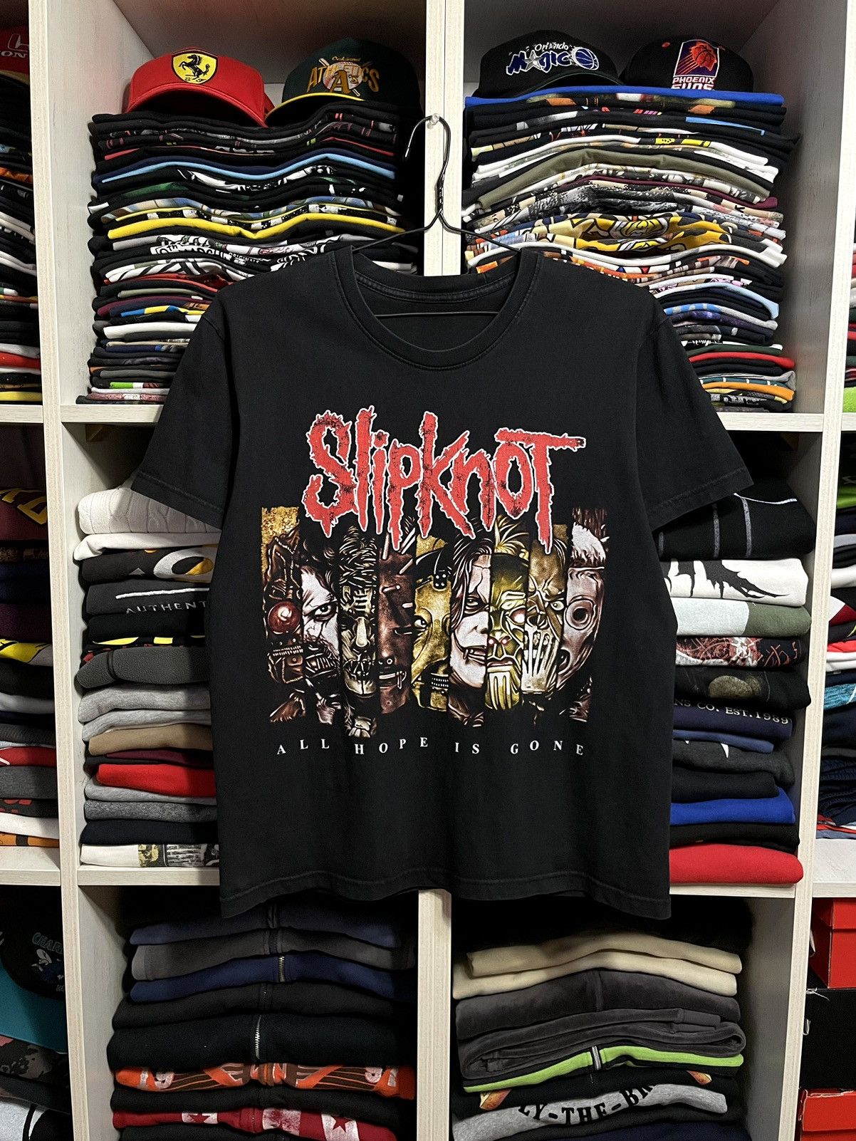 Band Tees Vintage Y2k Slipknot All Hope Is Gone Metal Band T Shirt Hoodie, Sweatshirt | PodTeesHub.com
