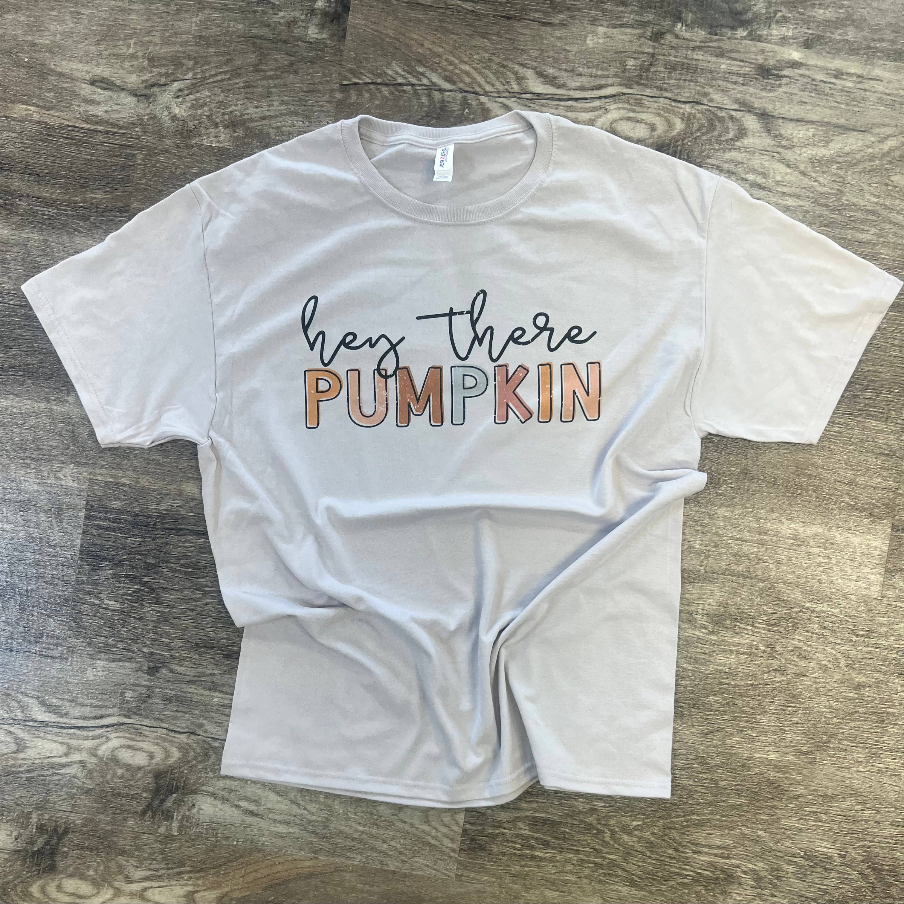 Hey There Pumpkin On Silver Tee Hoodie, Sweatshirt | PodTeesHub.com