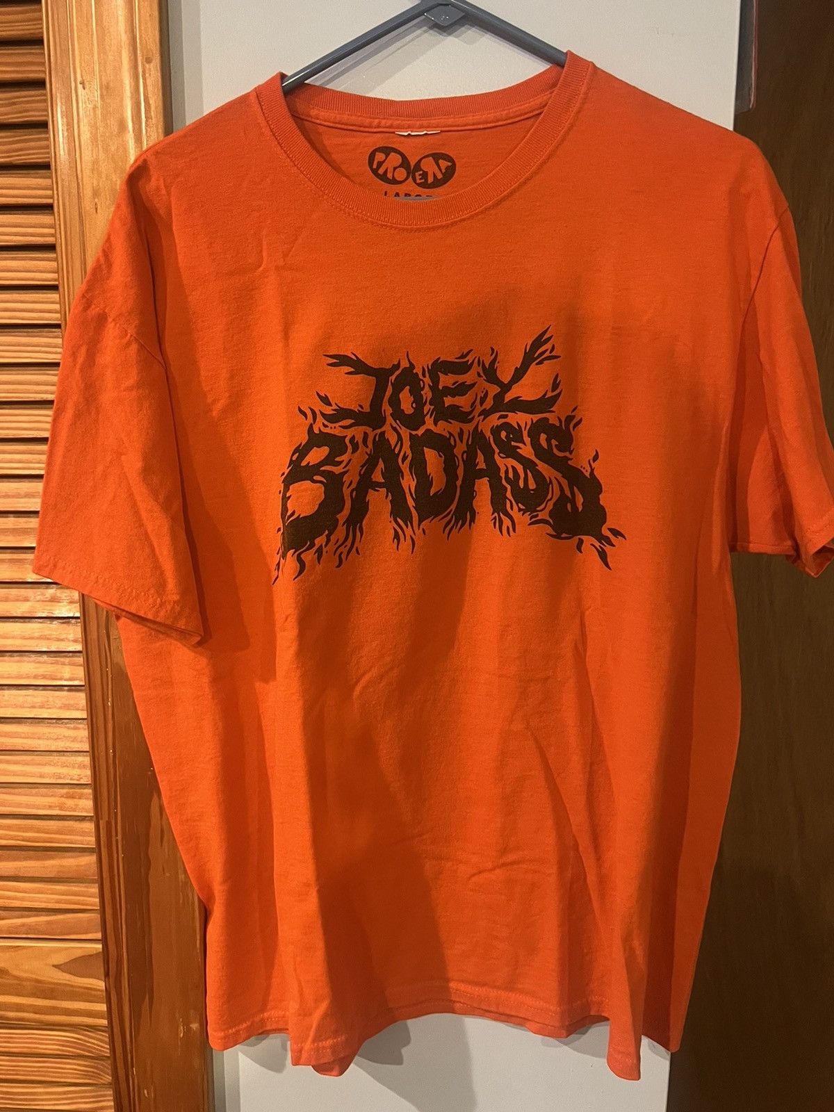Rap Tees Joey Badass Vip Tee Orange Large Hoodie, Sweatshirt | PodTeesHub.com