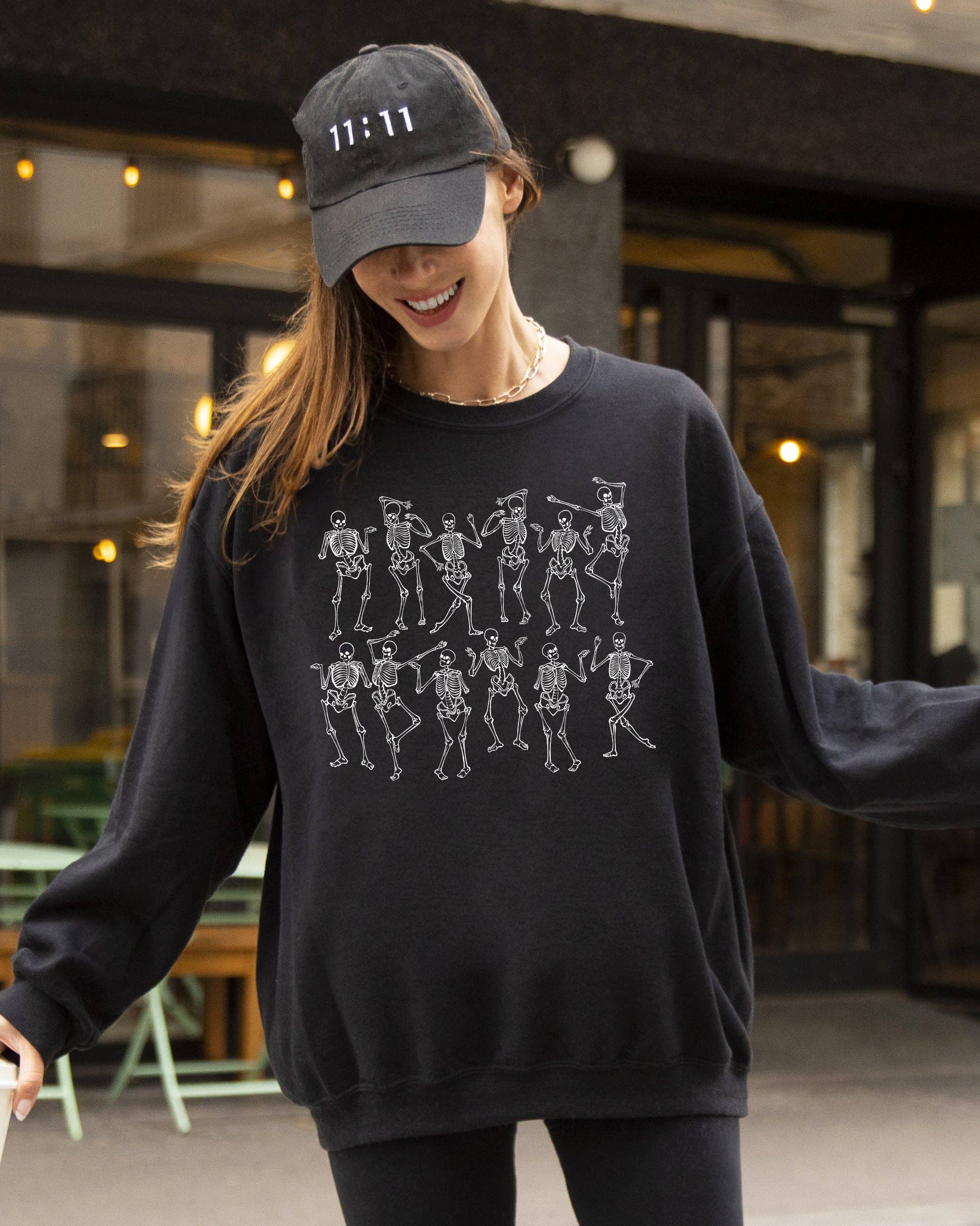 Dancing Skeletons, Skull, Funny, Halloween Sweatshirt T-Shirts, Hoodie | PodTeesHub.com