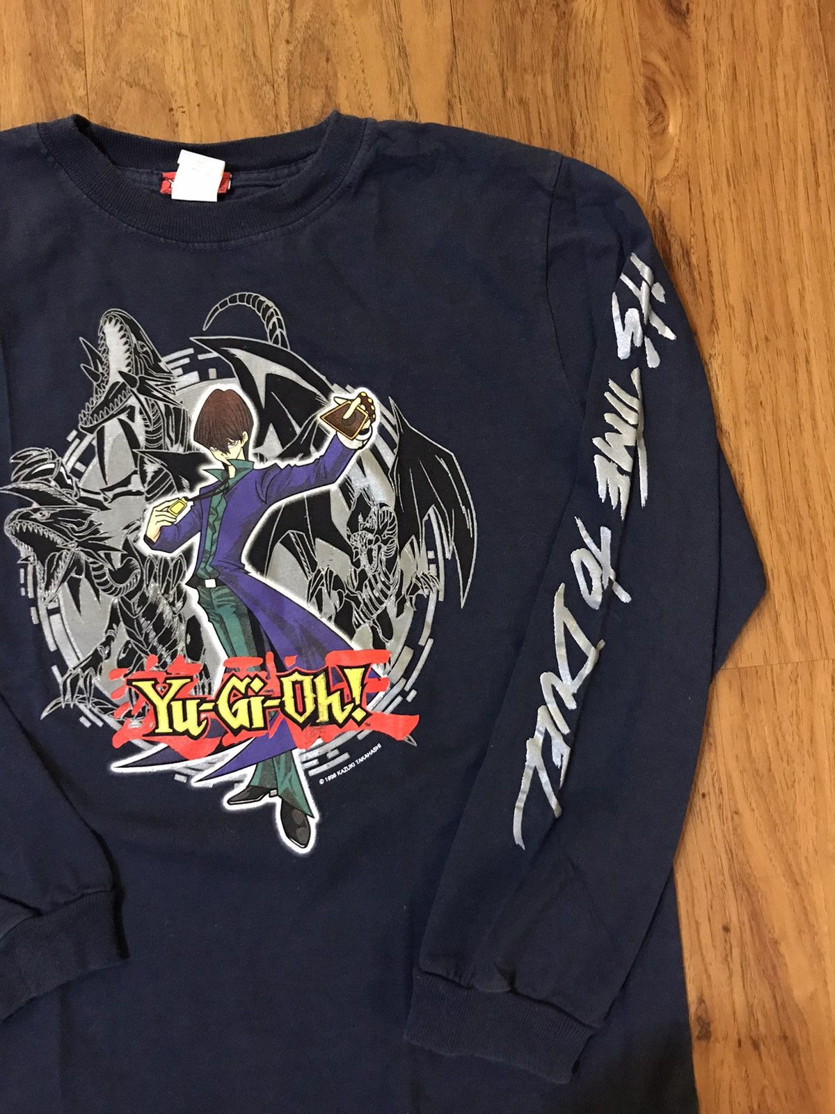 Vintage 1996 Yu Gi Oh Shirt Long Sleeve M Yugioh Anime Japan Hoodie, Sweatshirt | PodTeesHub.com