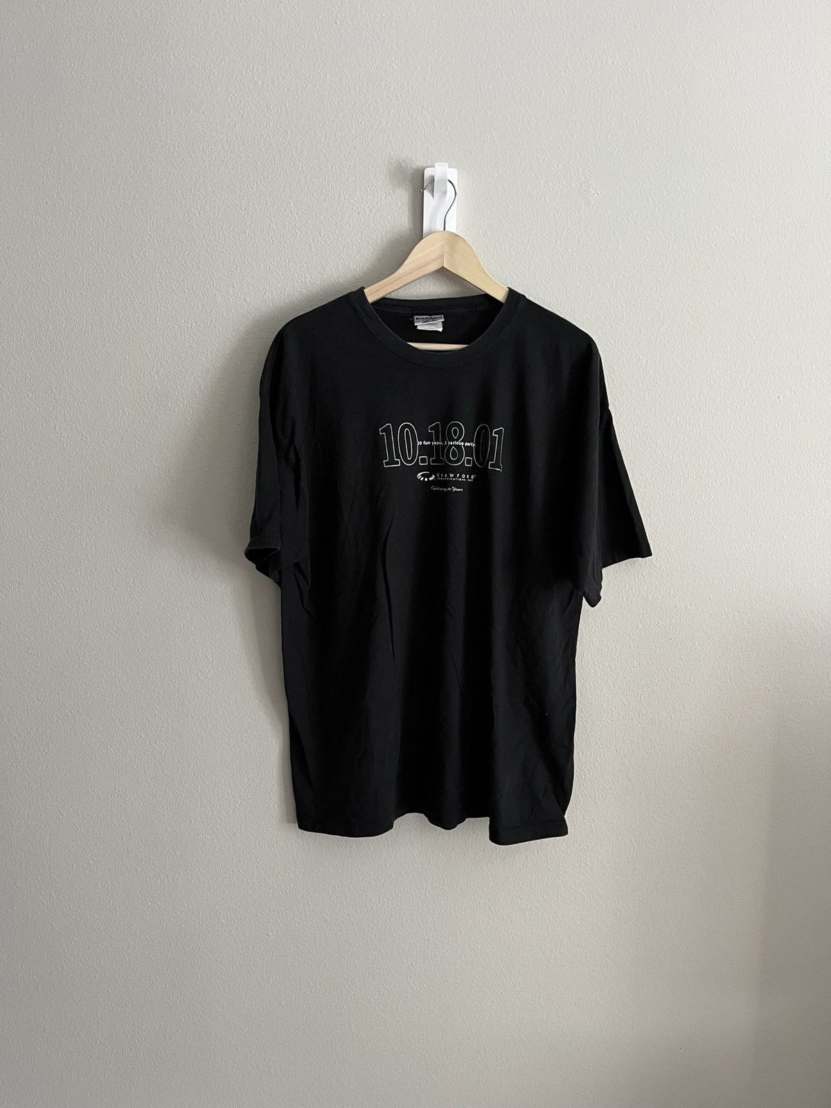 Vintage 2001 Black Tee Hoodie, Sweatshirt | PodTeesHub.com