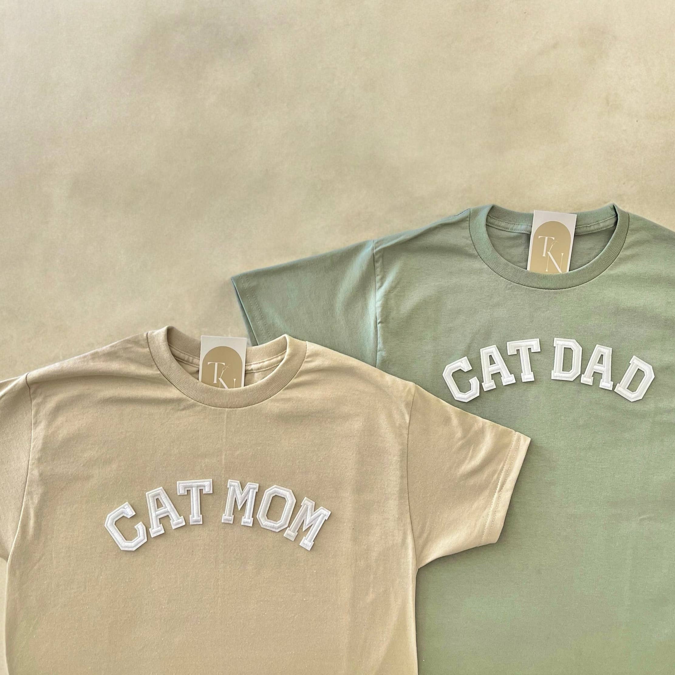 Cat Mom Shirt | Cat Dad Shirt Hoodie, Sweatshirt | PodTeesHub.com
