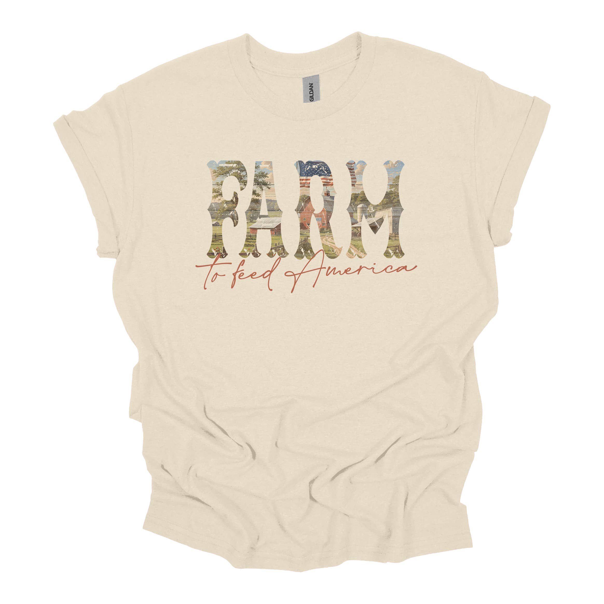 Farm To Feed America Tee Hoodie, Sweatshirt | PodTeesHub.com