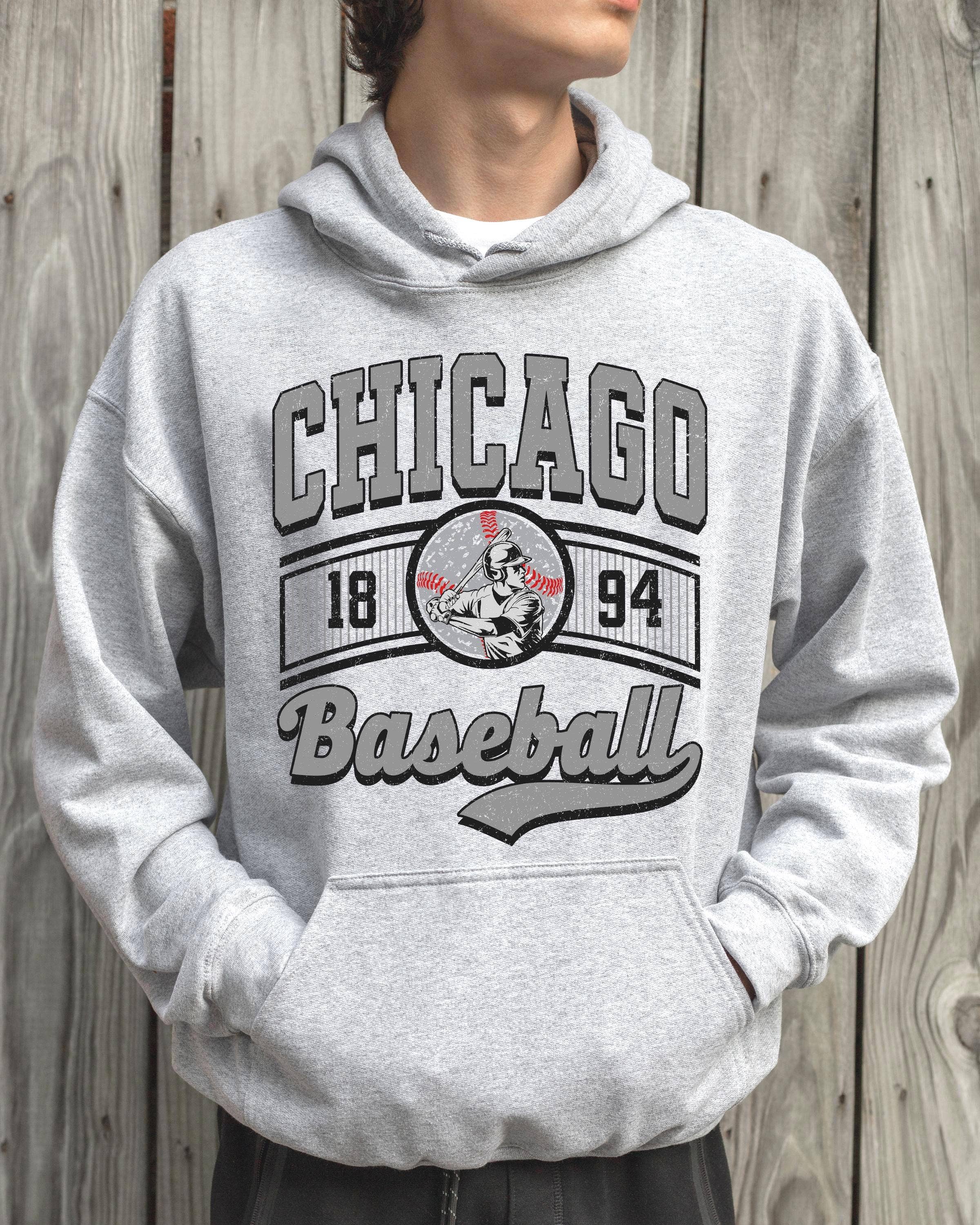 Chicago Baseball 90s Retro Game Day Tee Hoodie, Sweatshirt | PodTeesHub.com