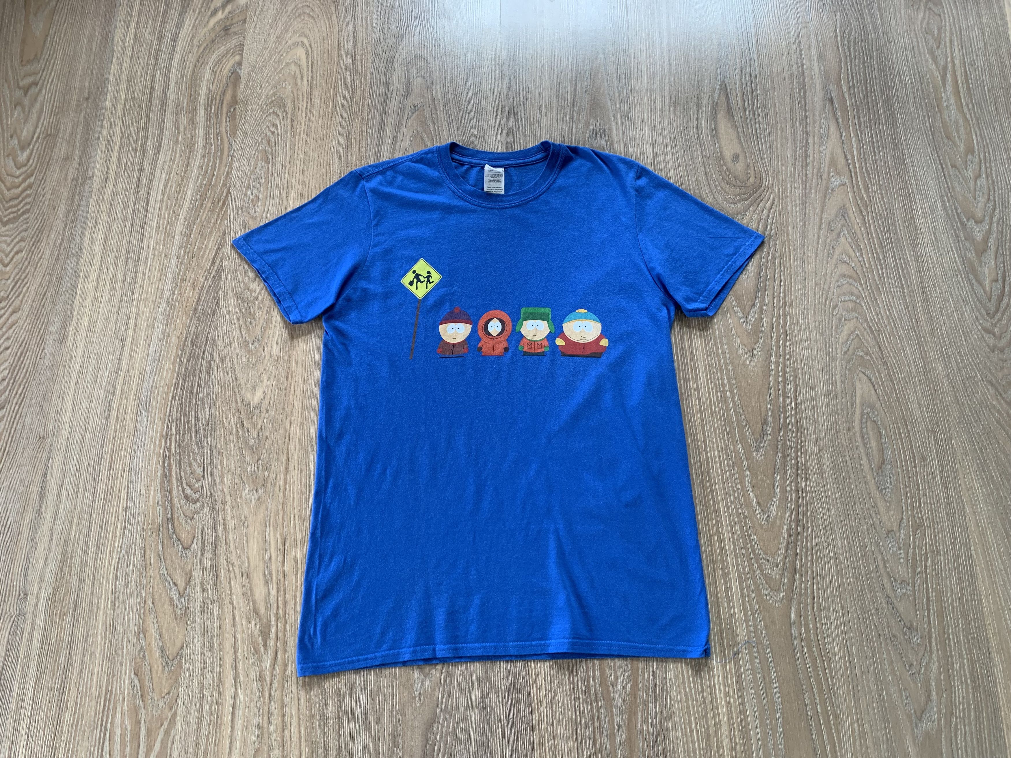 Gildan South Park Blue Printed T Shirt Hoodie, Sweatshirt | PodTeesHub.com