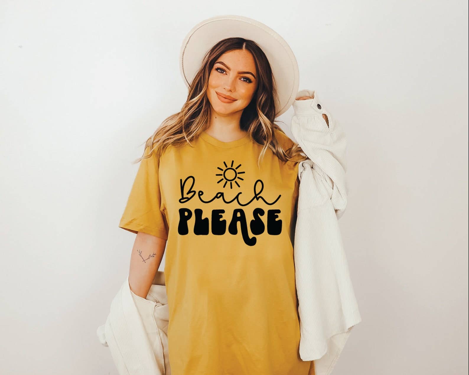 Beach Please T-Shirt Hoodie, Sweatshirt | PodTeesHub.com