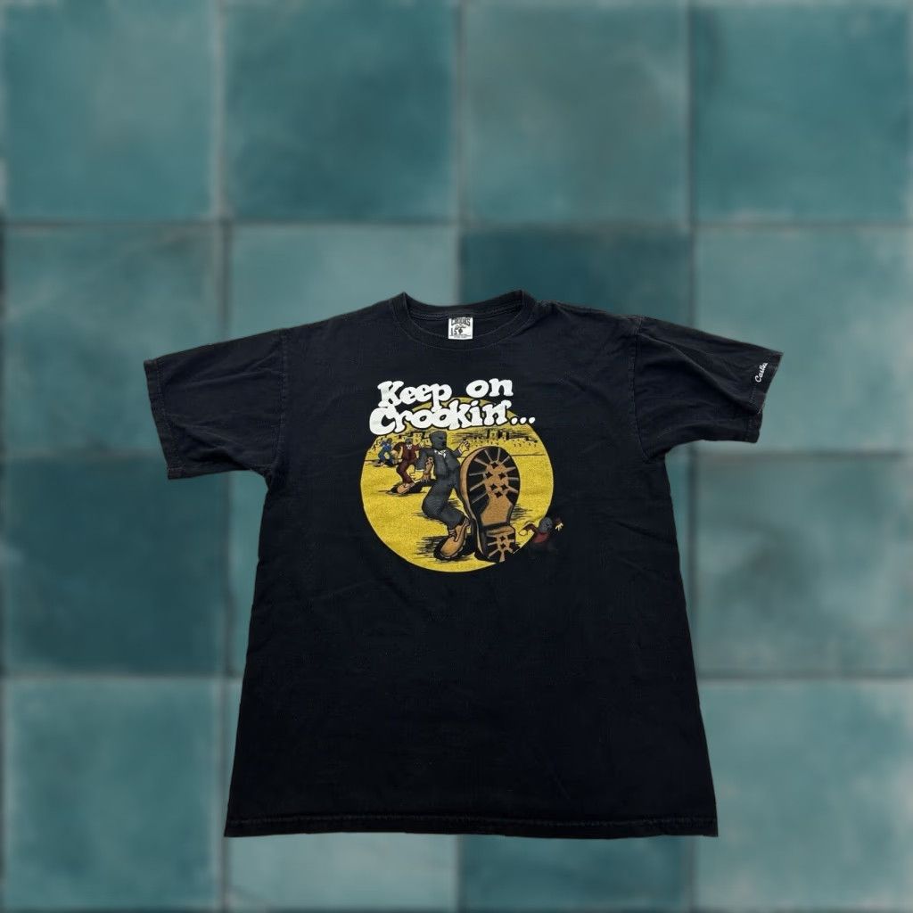 Castles Vintage Crooks Castles Shirt Mens M Black Crew Neck Short Sleeve Logo 90s Hip Hop T S Hoodie, Sweatshirt