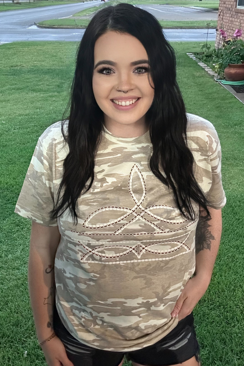 Camo Sands Tee Hoodie, Sweatshirt | PodTeesHub.com