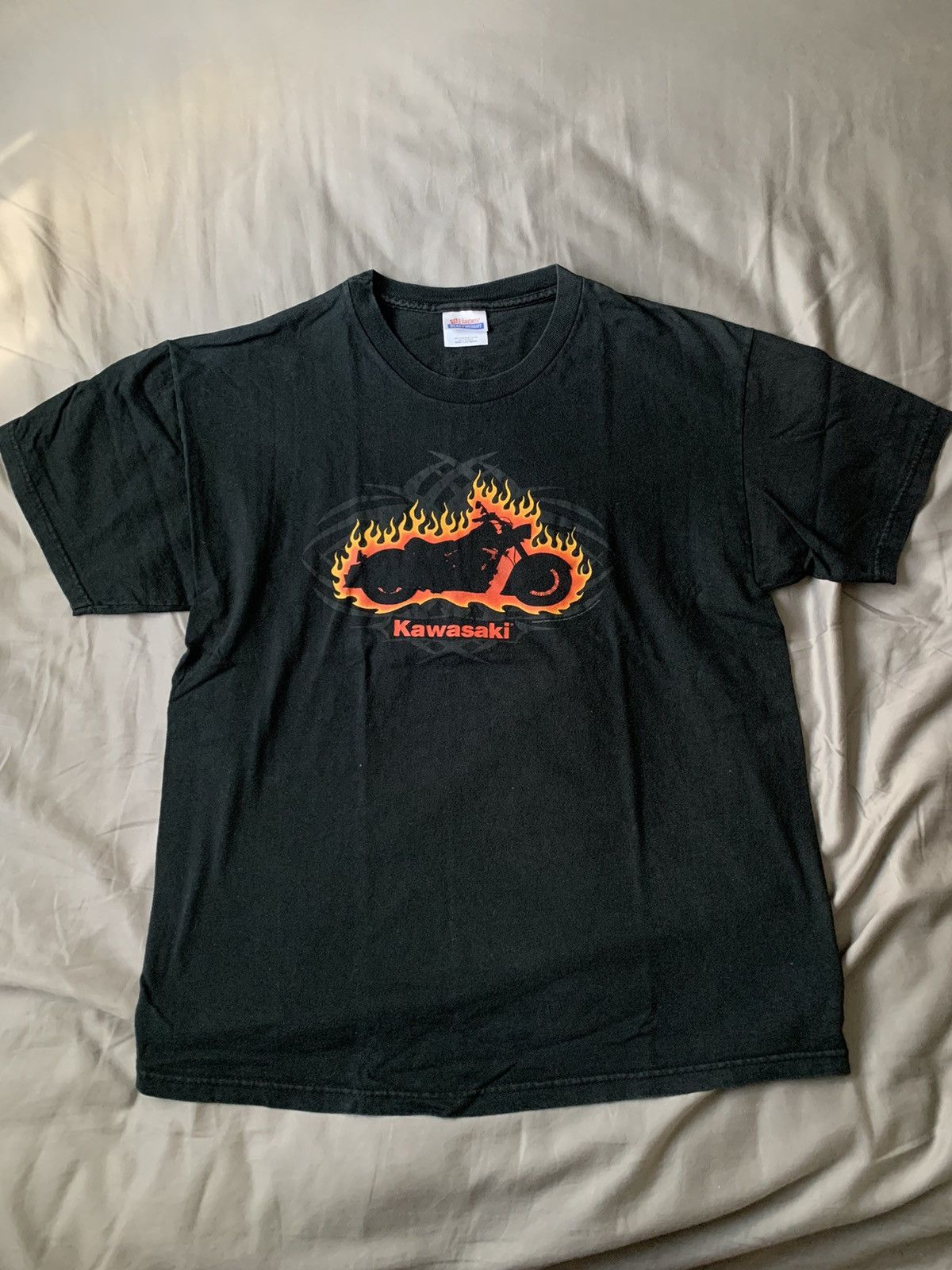 Vintage Kawasaki Chopper Motorcycle Flame Akira Japan T-Shirts, Hoodie, Sweatshirt