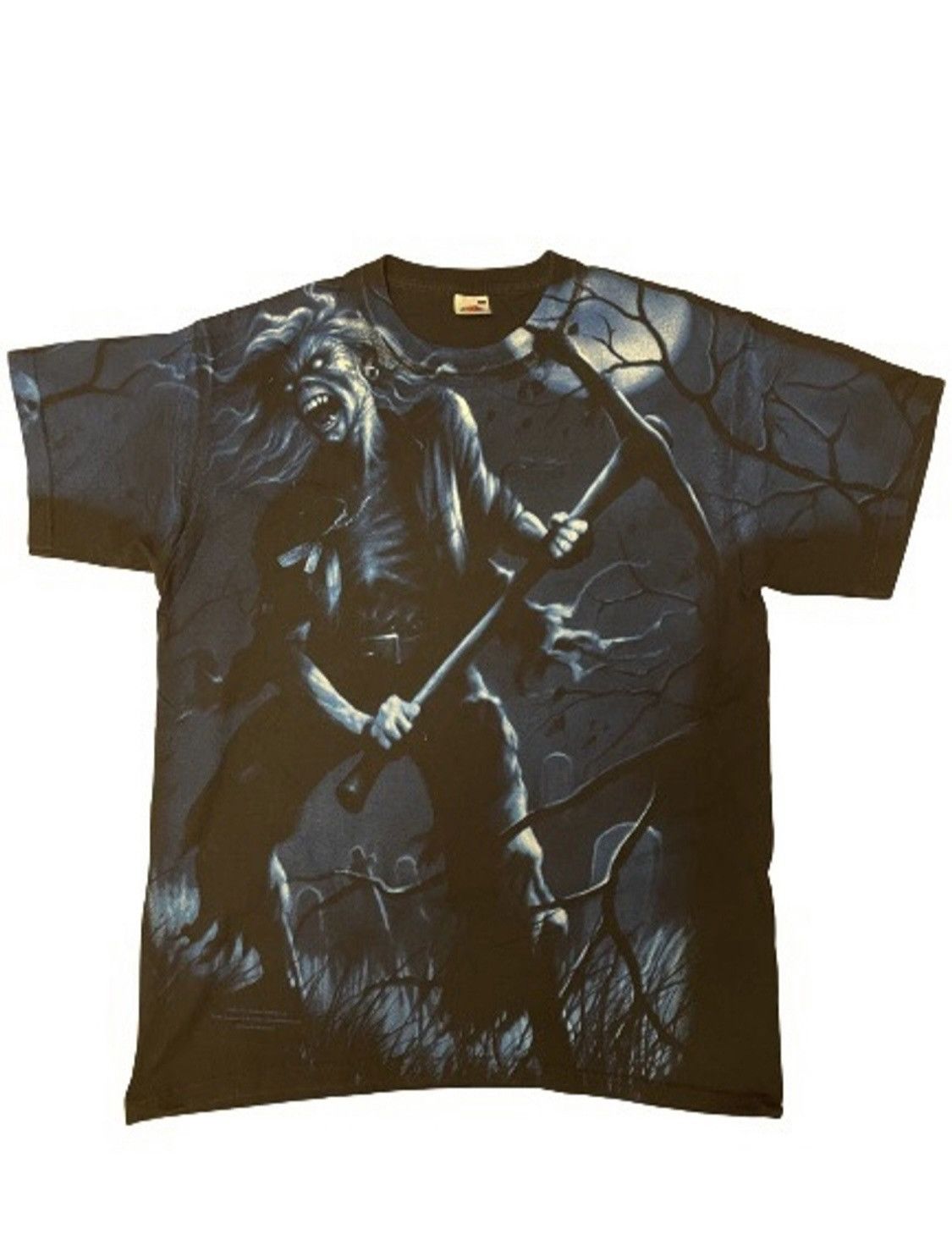 Vintage All Over Print Iron Maiden Benjamin Breeg Vintage Tee Hoodie, Sweatshirt | PodTeesHub.com