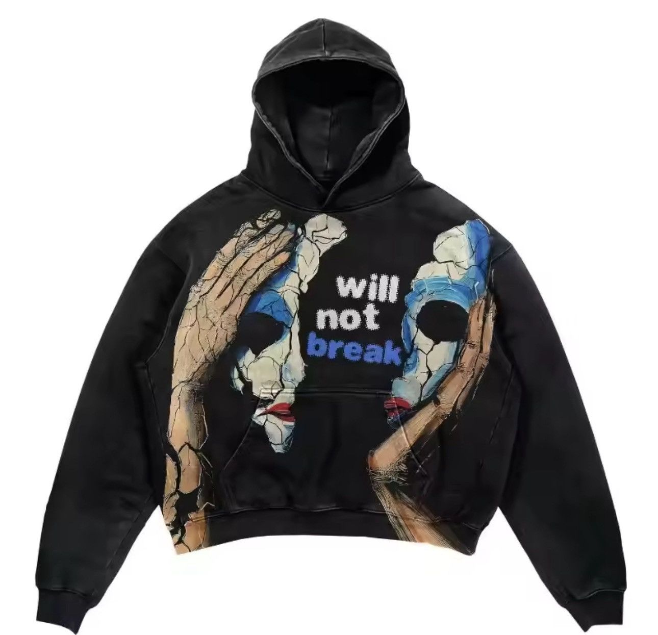 Japanese Brand Will Not Break Graphic Hoodie Oversized Artistic Design T-Shirts, Sweatshirt | PodTeesHub.com