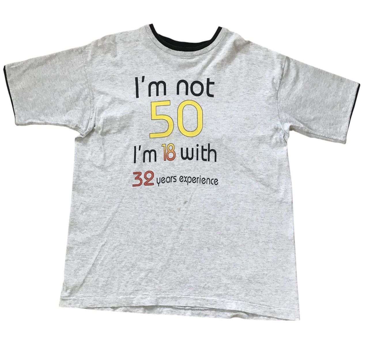 Vintage 90s I M Not 50 Humor Funny Tee Graphic Streetwear Hoodie, Sweatshirt | PodTeesHub.com