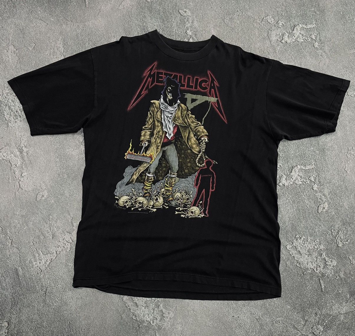 Vintage Metallica Unforgiven 1992 Double Sided Rock Band Tee Hoodie, Sweatshirt | PodTeesHub.com