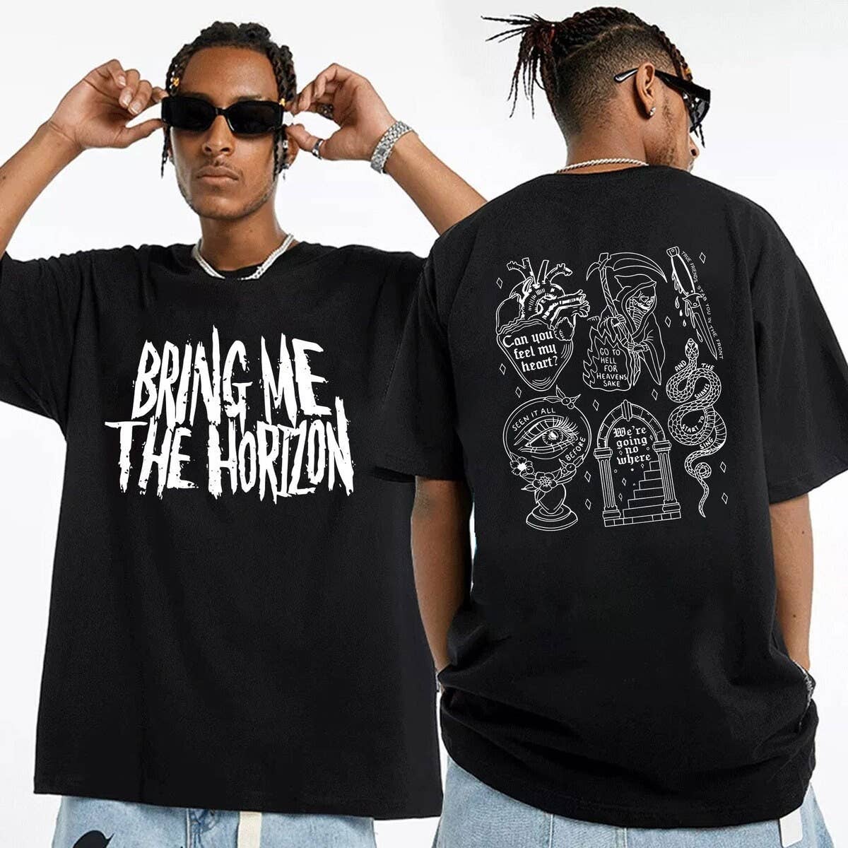 Bring Me the Horizon 2024 Tour Album Tee - Rock Band Gift Hoodie, Sweatshirt | PodTeesHub.com