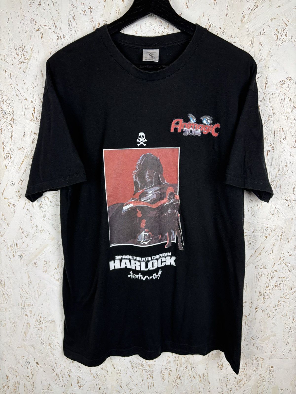 Anime Animagic 2014 Space Pirate Captain Harlock Anime T Shirt L Hoodie, Sweatshirt | PodTeesHub.com