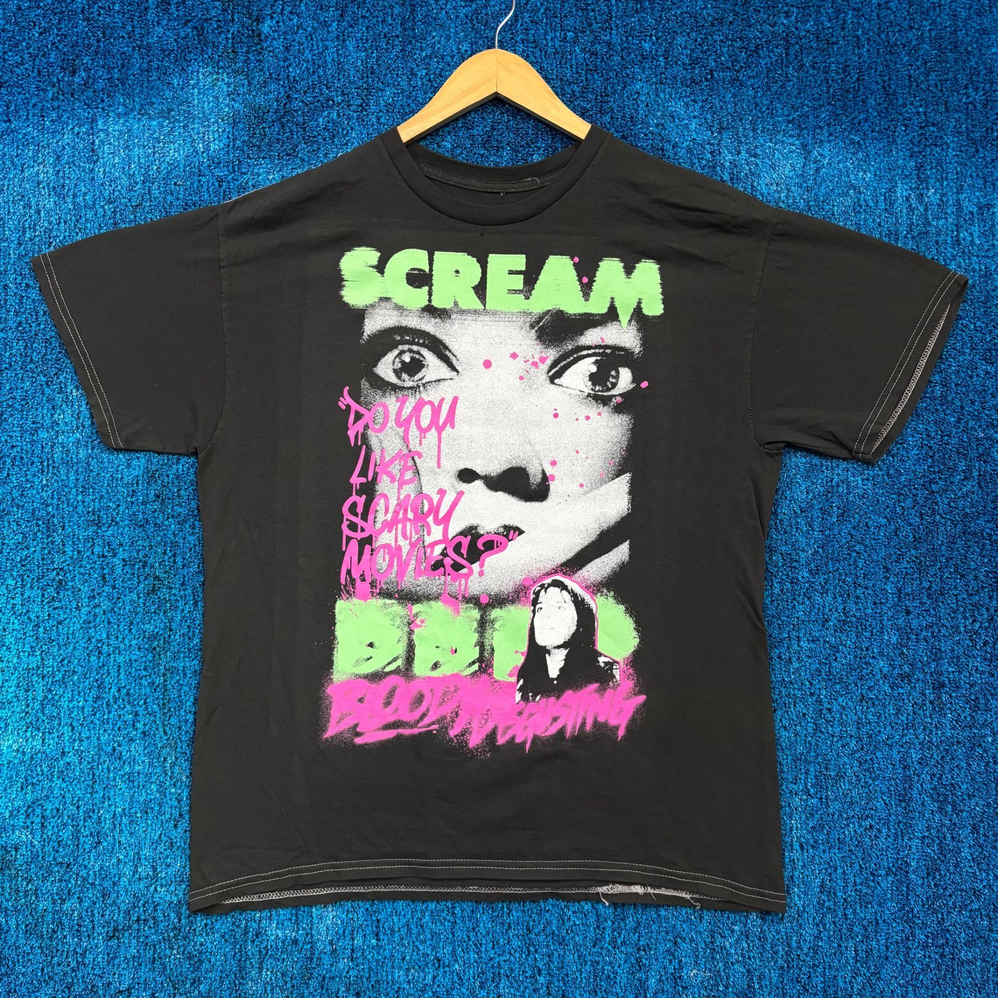 Scream Hey Do You Like Scary Movies Tee L Hoodie, Sweatshirt | PodTeesHub.com