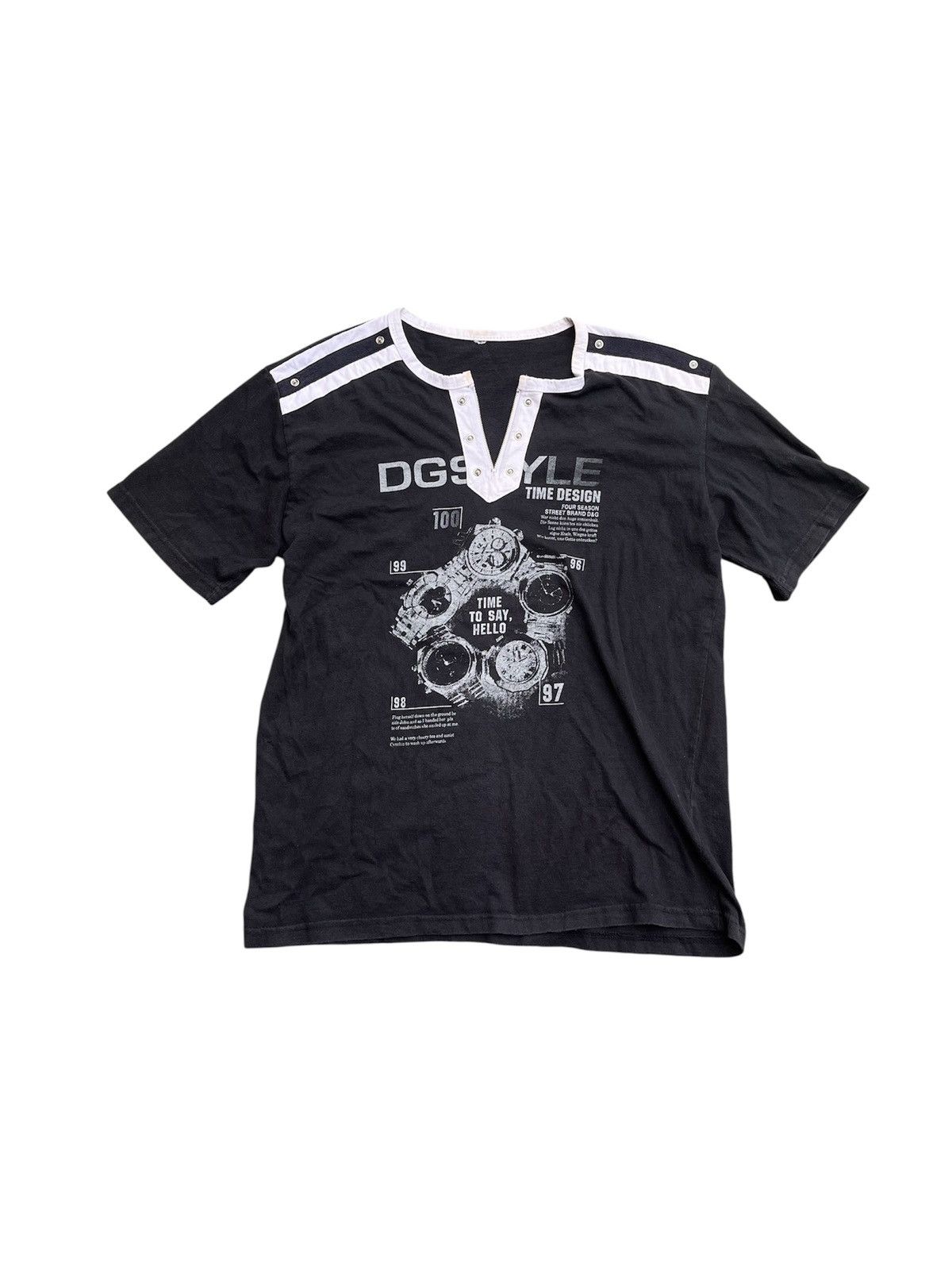 20471120 Japanese Y2k Dg Style Time Tee Punk Hoodie, Sweatshirt | PodTeesHub.com