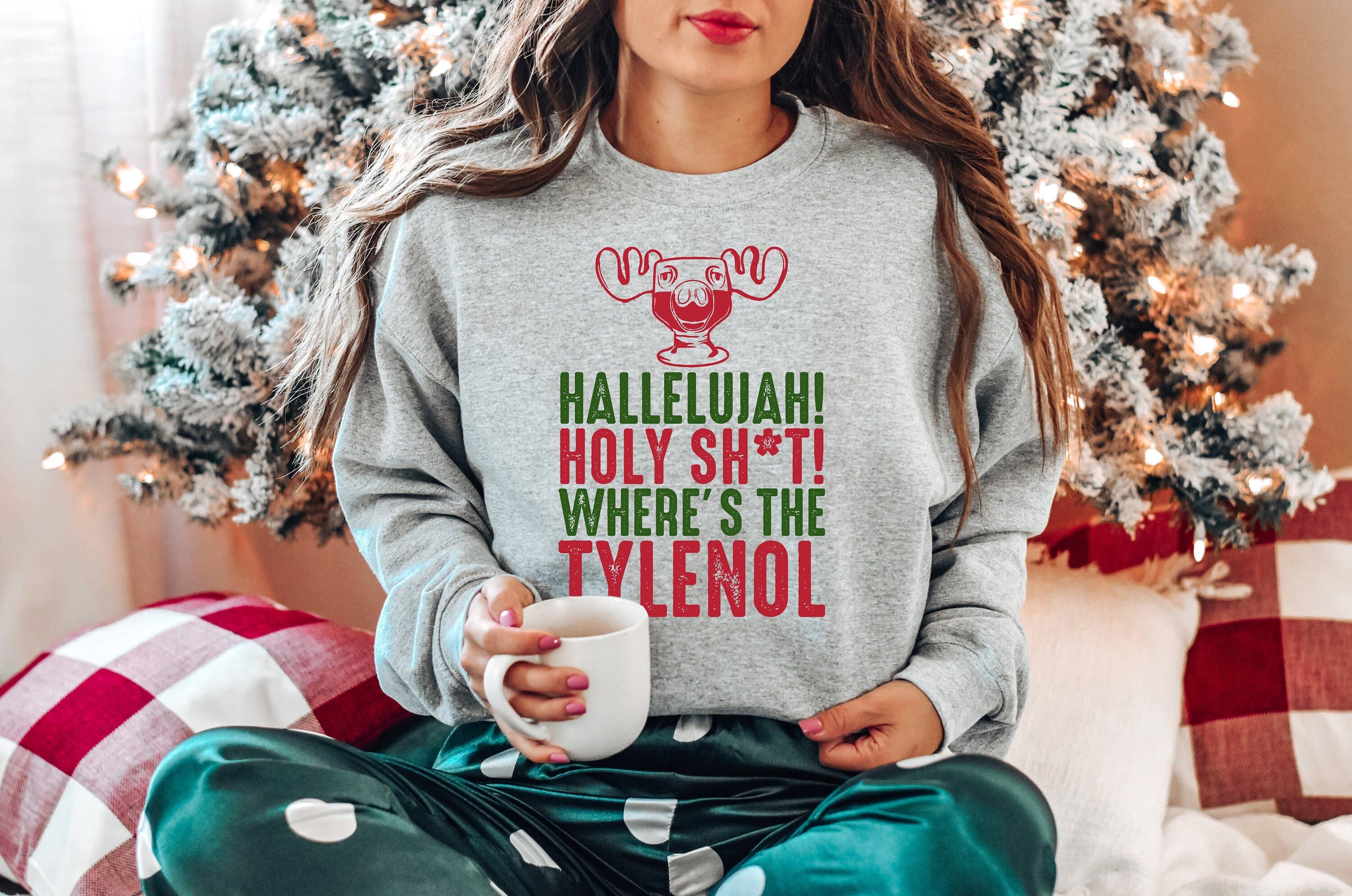 Christmas Vacation Hallelujah Funny Sweatshirt & Hoodies T-Shirts | PodTeesHub.com