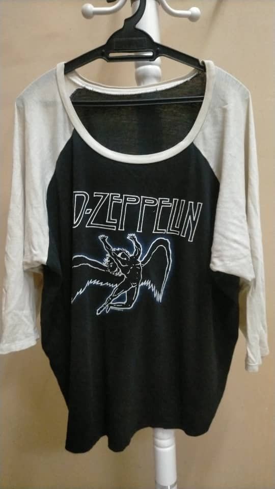 Led Zeppelin Vintage Three Quarters Led Zeppelin Tees Hoodie, Sweatshirt | PodTeesHub.com