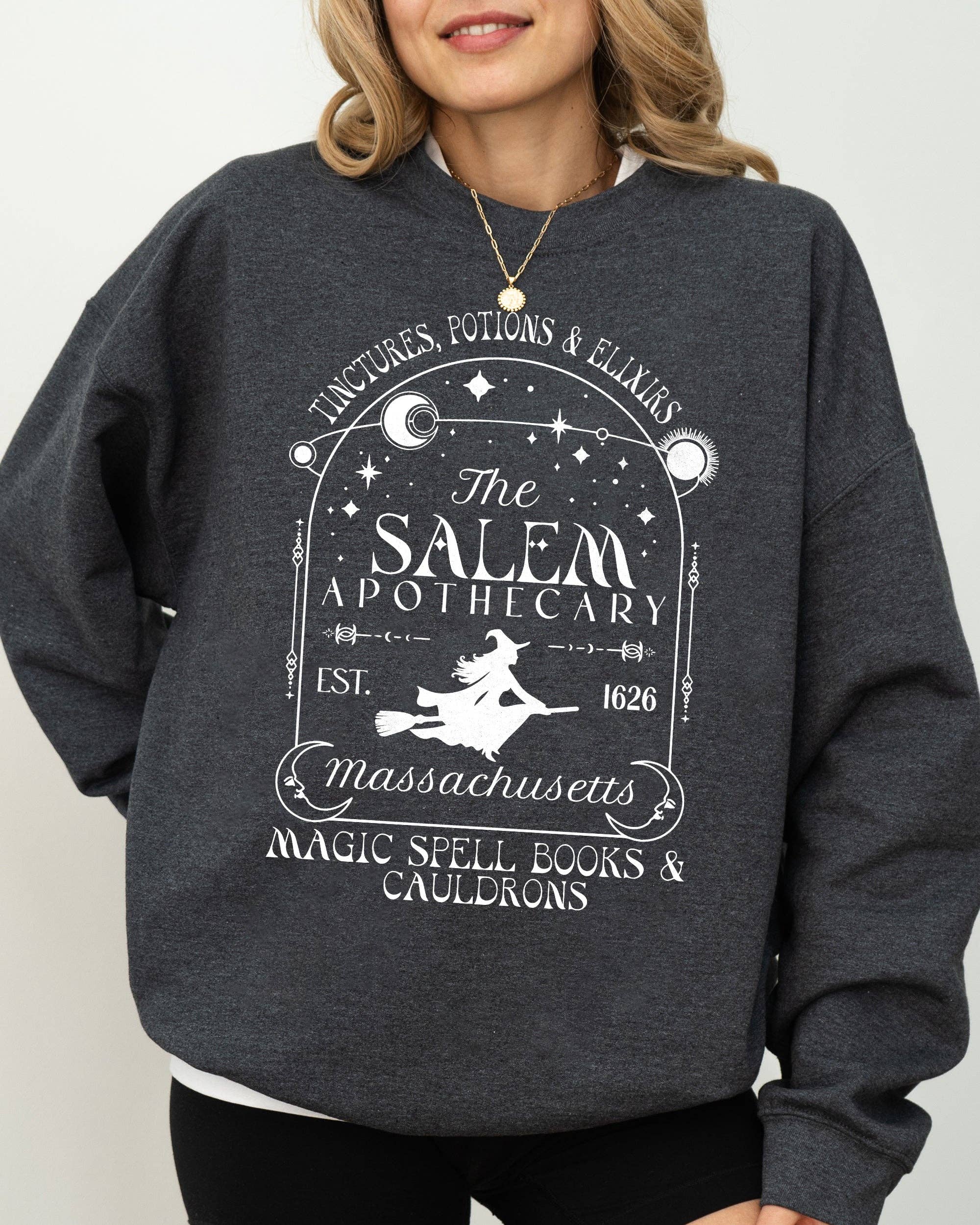 The Salem Apothecary, Spooky, Skeleton, Halloween Sweatshirt T-Shirts, Hoodie | PodTeesHub.com
