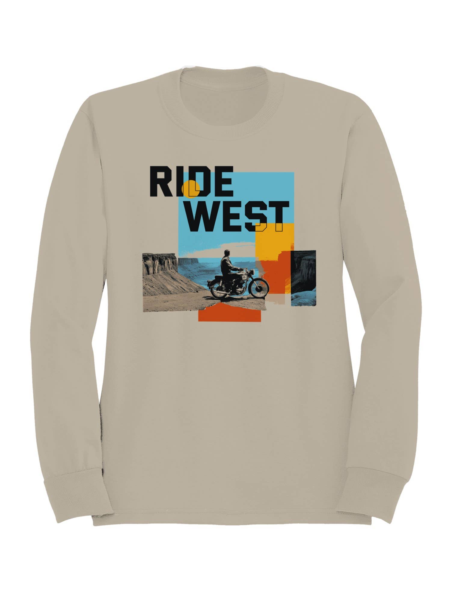 Adventure Ride West Graphic Men's Sweatshirt T-Shirts, Hoodie | PodTeesHub.com