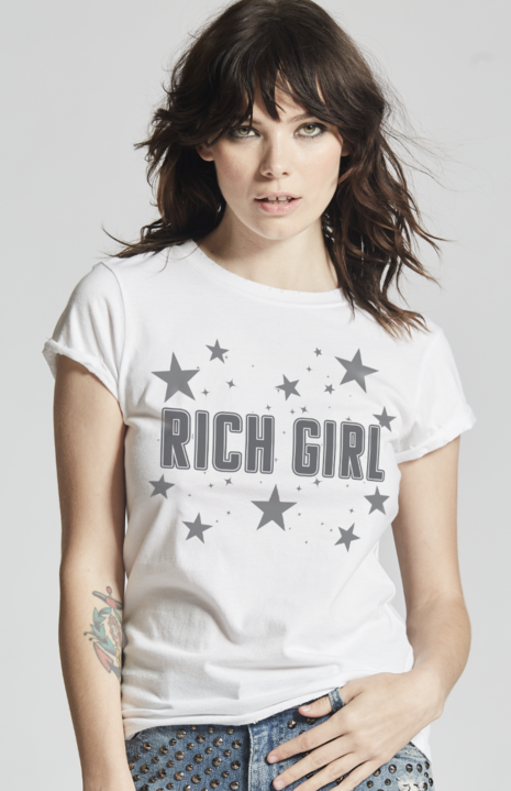 23104 - Rich Girl Ss Tee Hoodie, Sweatshirt | PodTeesHub.com