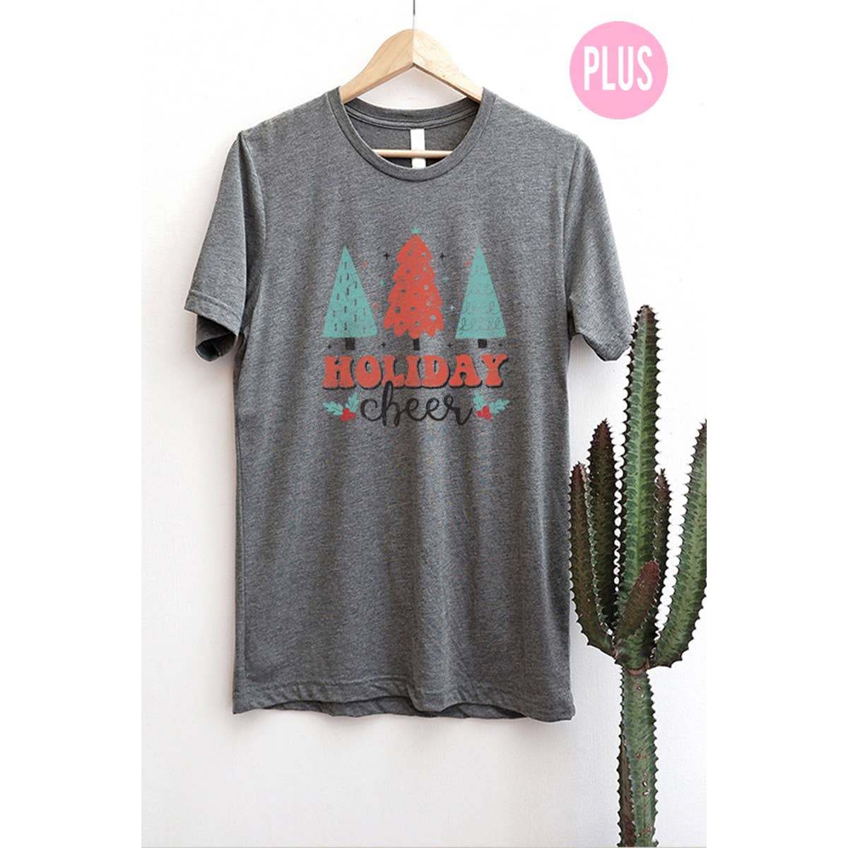Holiday Cheer  Vintage Graphic Tee   Plus Hoodie, Sweatshirt | PodTeesHub.com